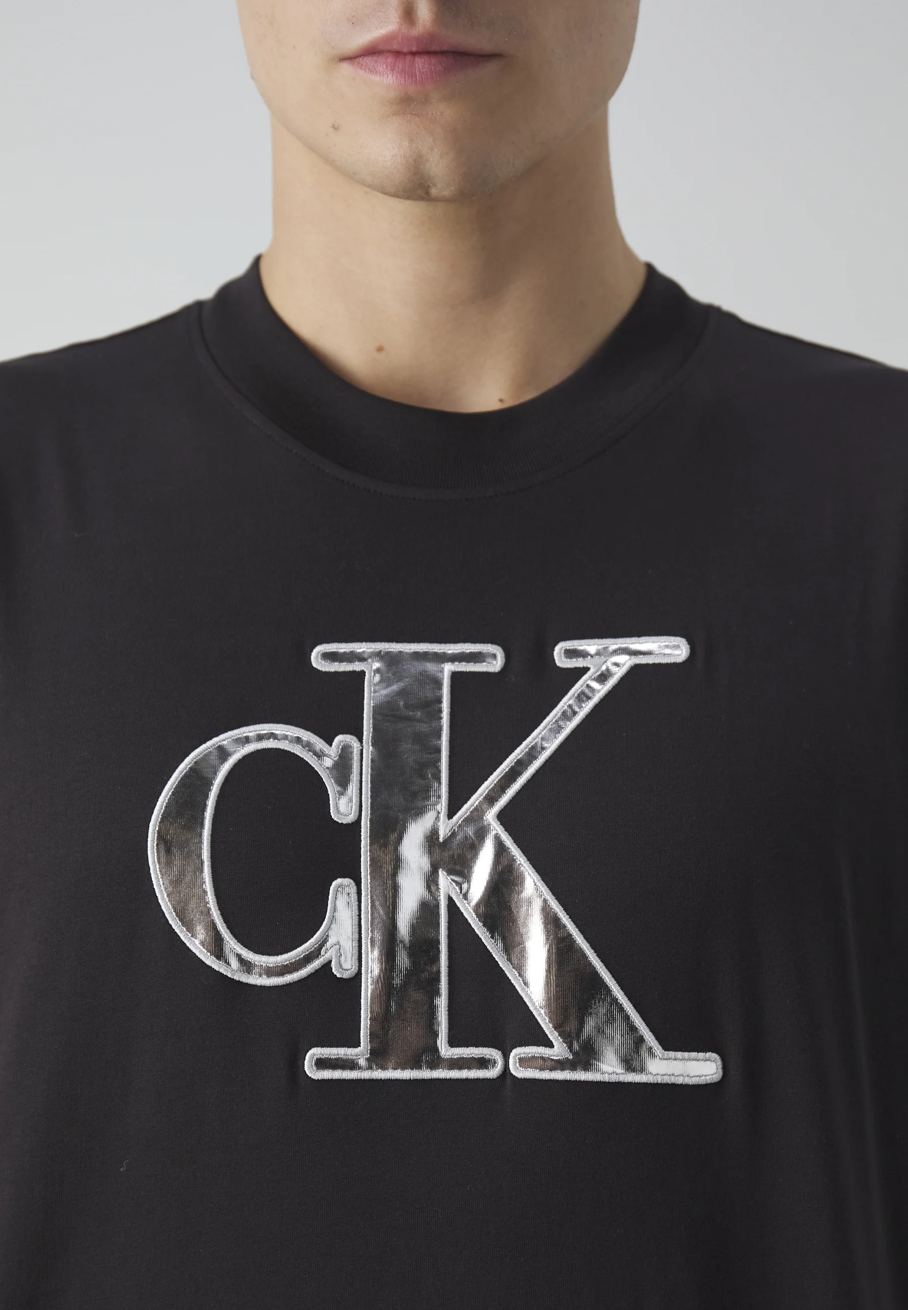 Calvin Klein Jeans SHINY TEE UNISEX - T-shirt con stampa