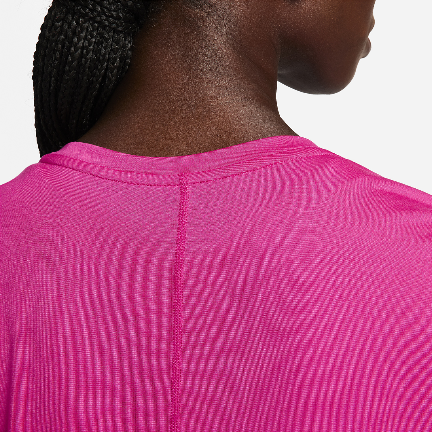 Nike One Dri-FIT Logo Maglietta Fireberry/White