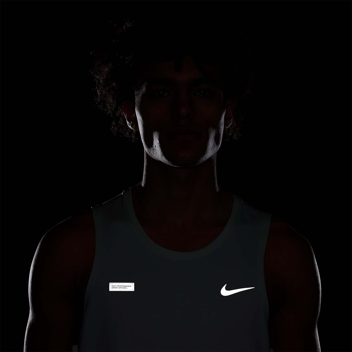 Nike Flash Miler Canotta Barely Green/Reflective Silver