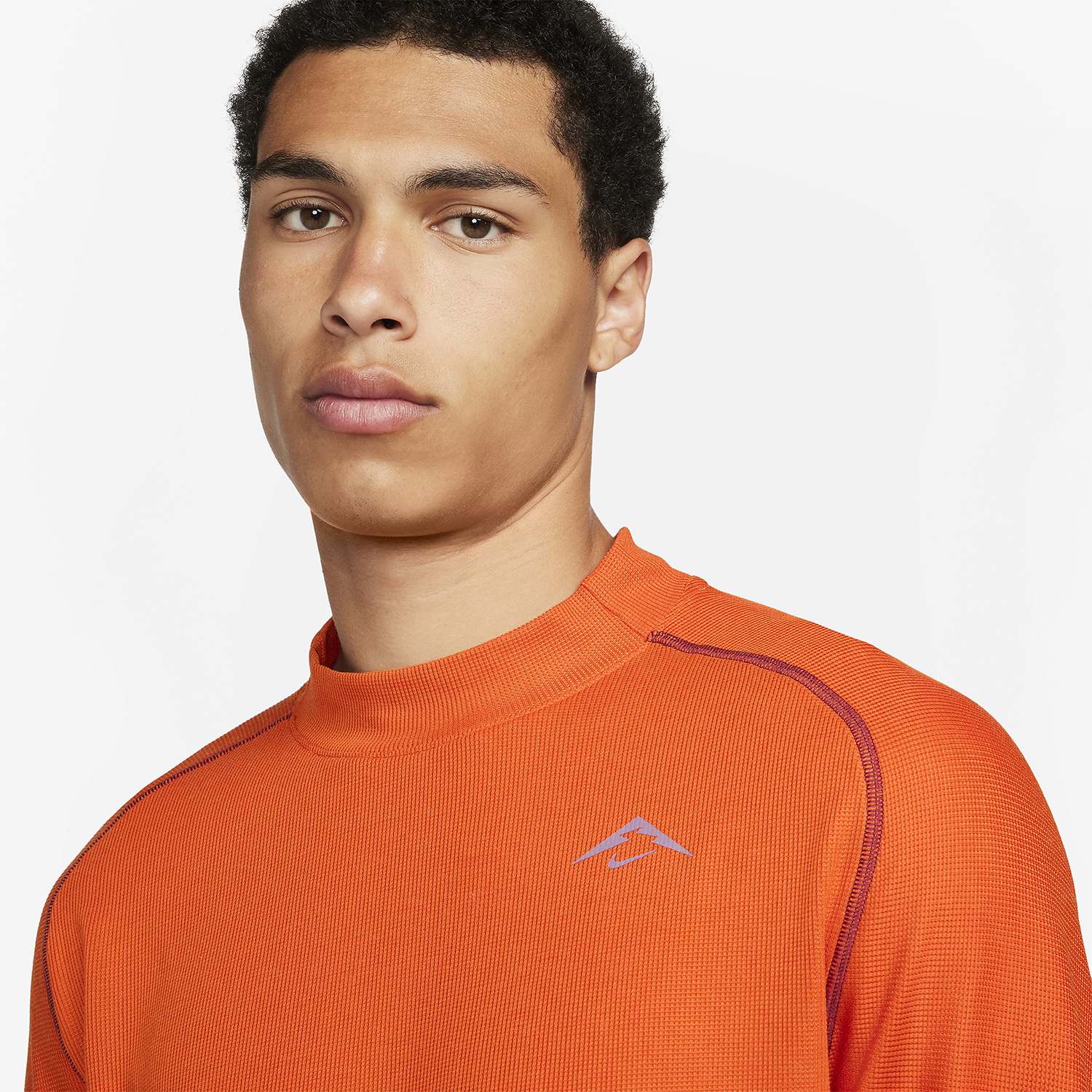 Nike Trail Dri-FIT Swoosh Maglia Campfire Orange/Night Maroon