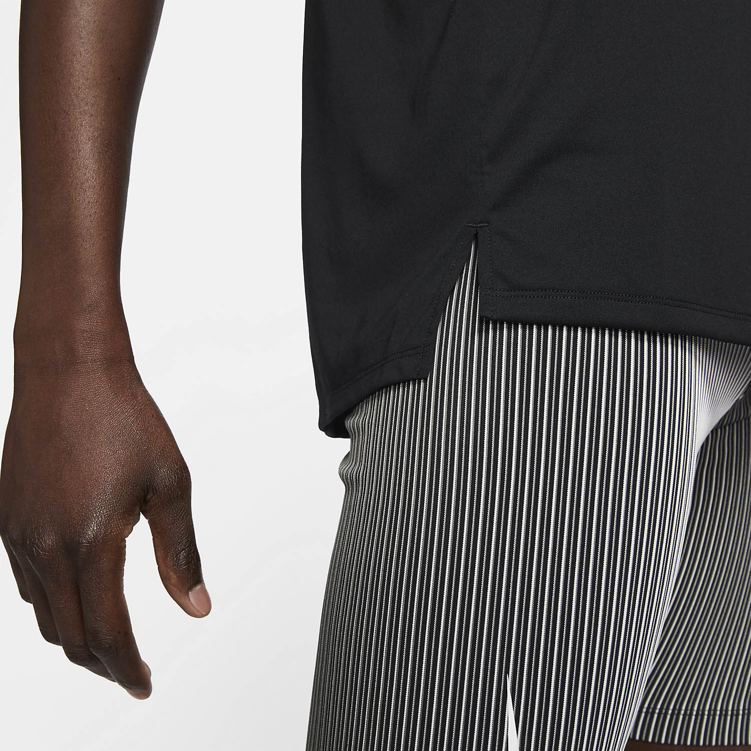 Nike Dri-FIT Rise 365 Canotta Black/Reflective Silver