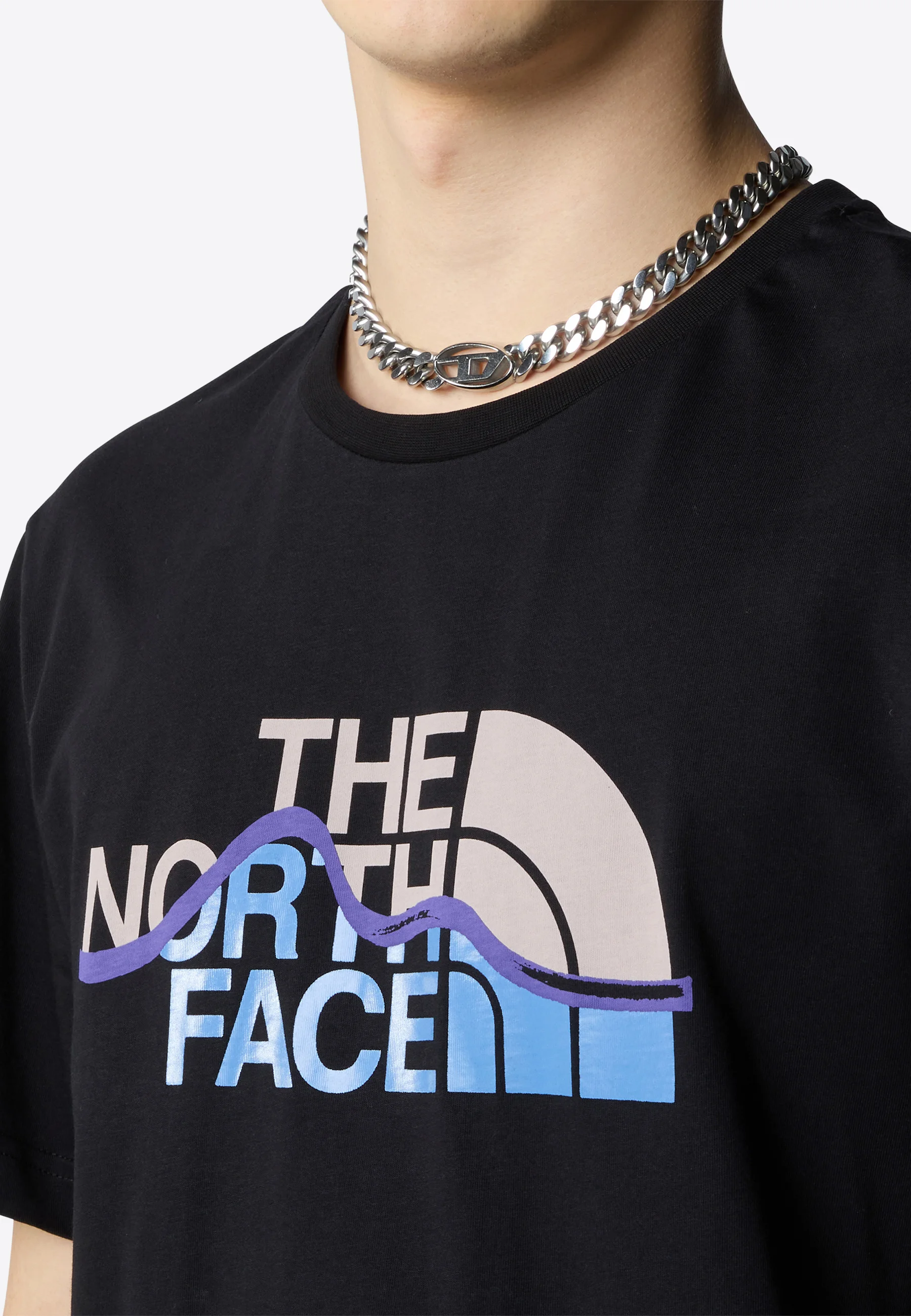 The North Face MOUNTAIN- T-shirt con stampa