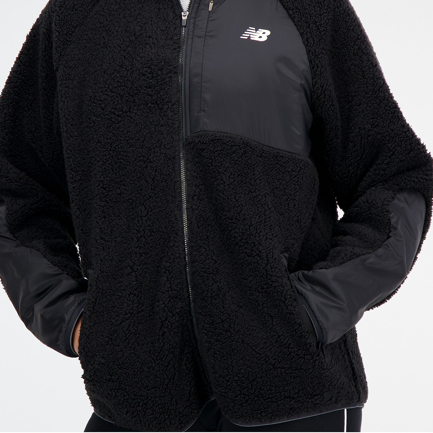 New Balance Q Speed Sherpa Giacca Black