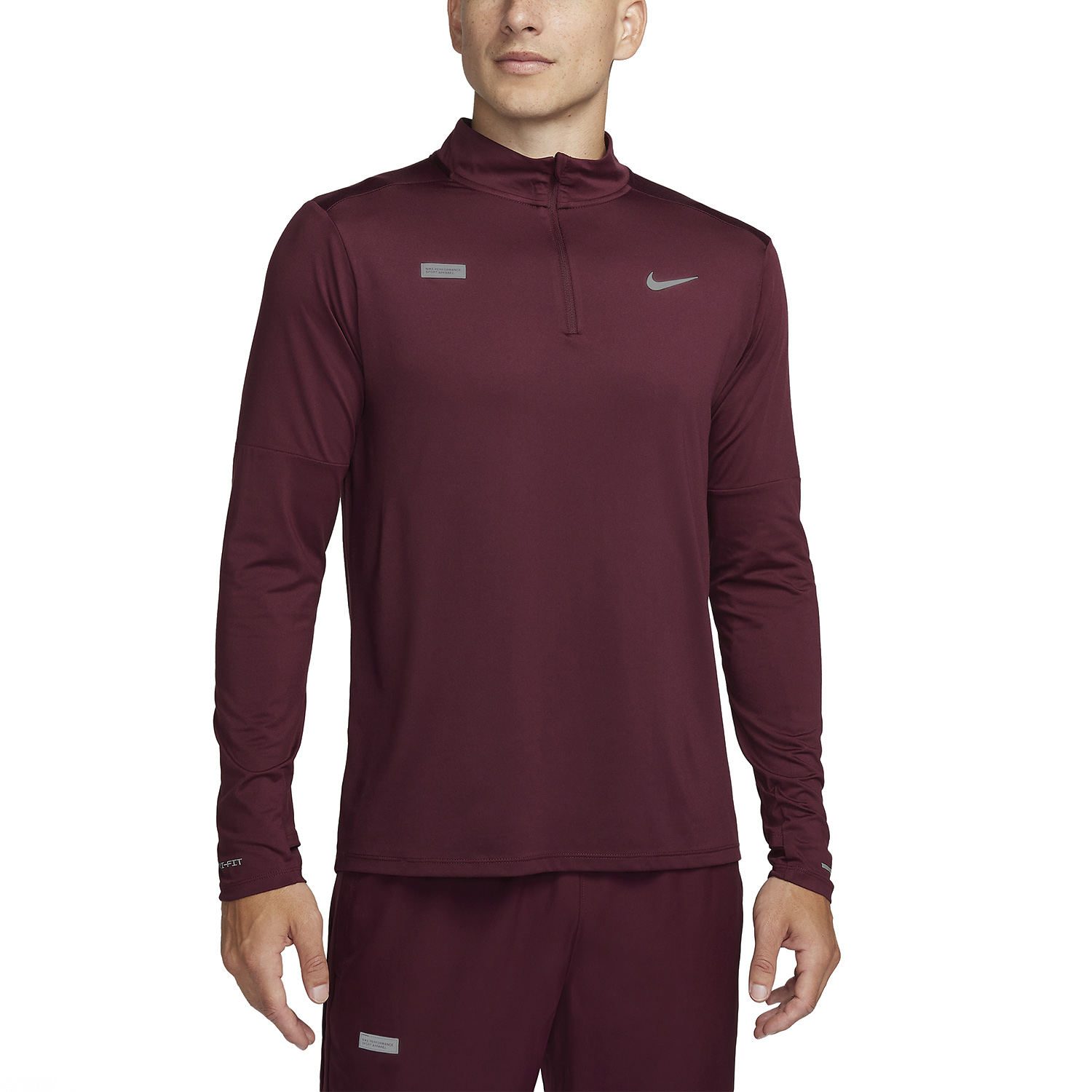 Nike Element Flash Maglia Night Maroon/Reflective Silver