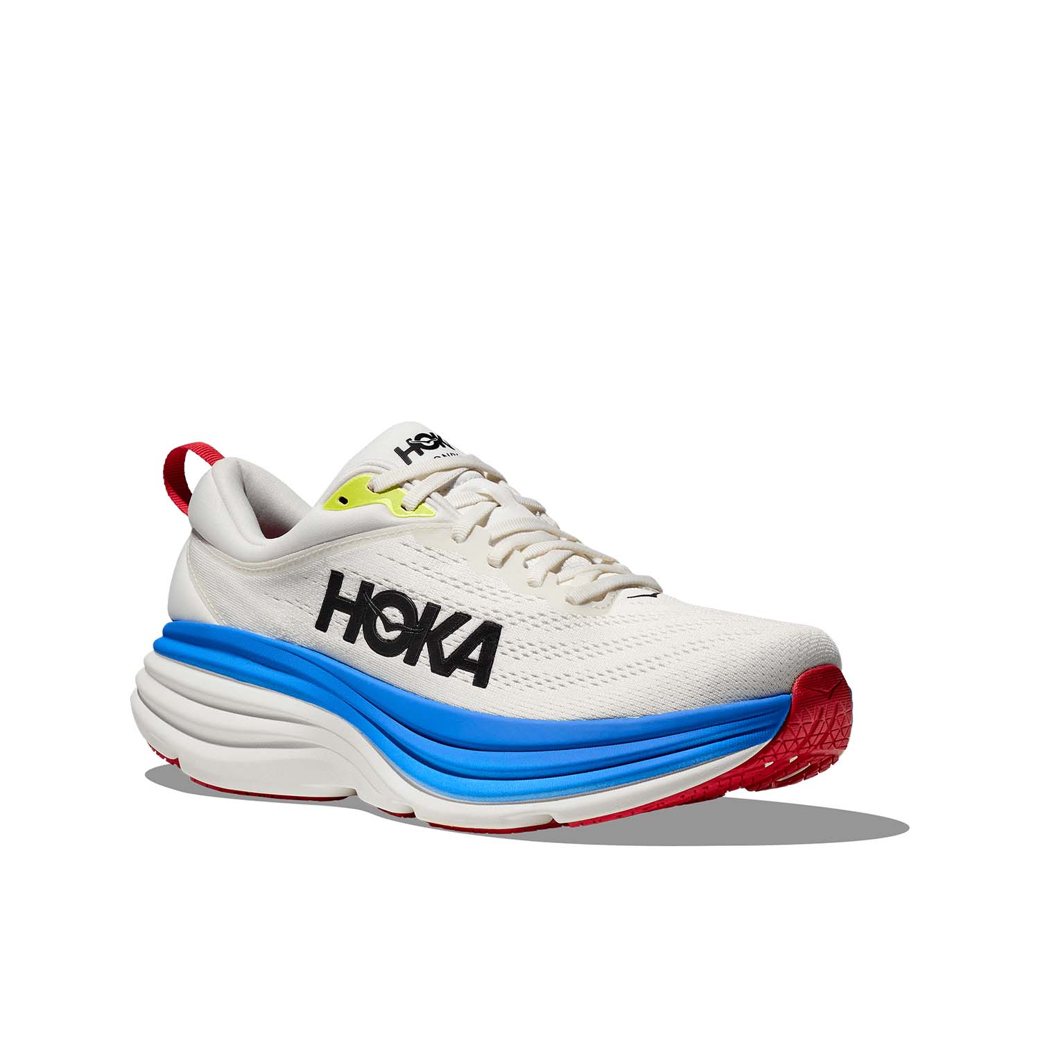 Hoka Bondi 8 Wide Blanc De Blanc/Virtual Blue