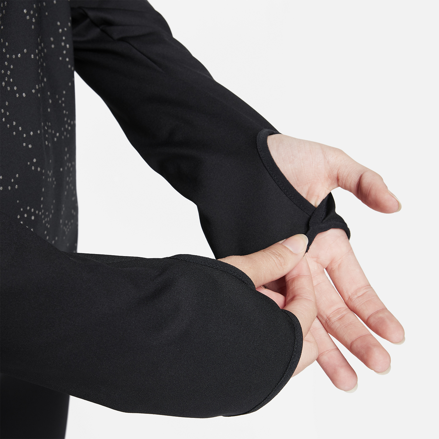 Nike Swift Element Maglia Black/Reflective Silver