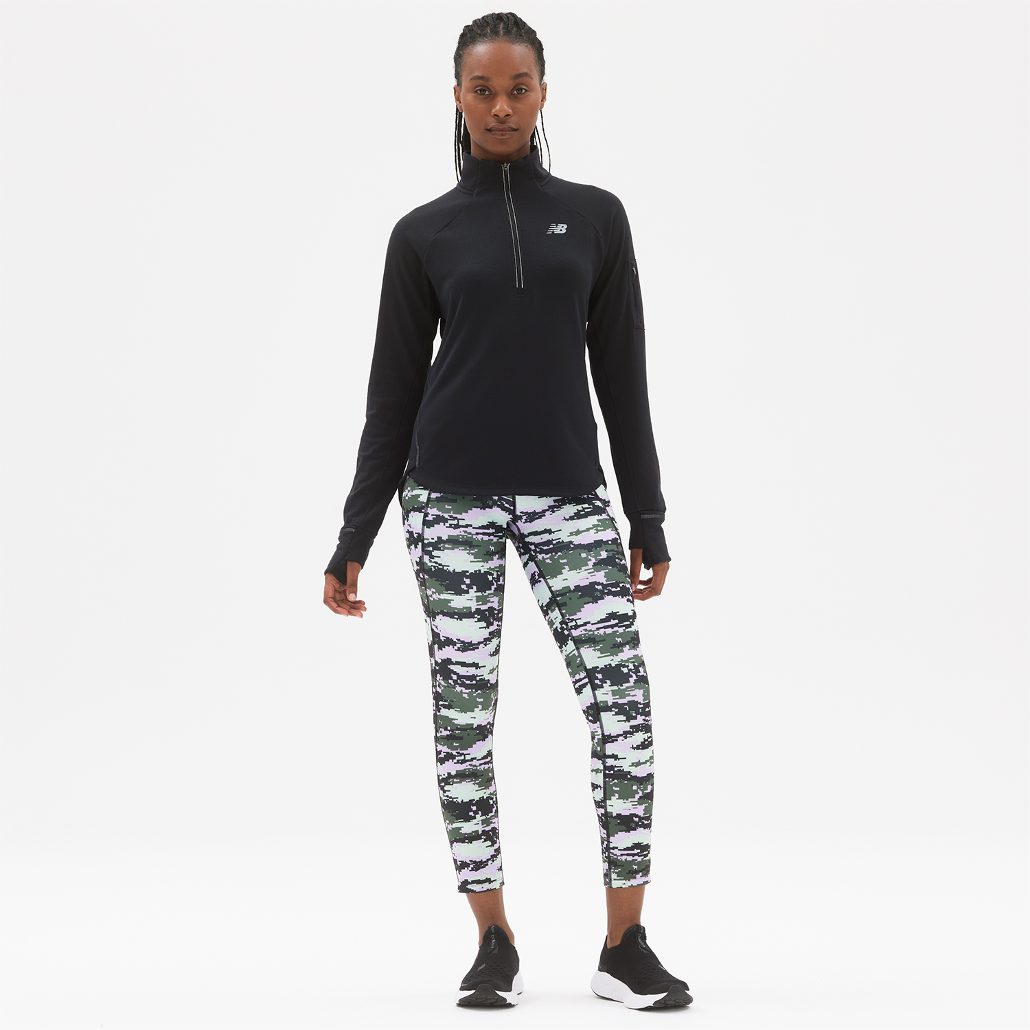 New Balance Heat Maglia Black