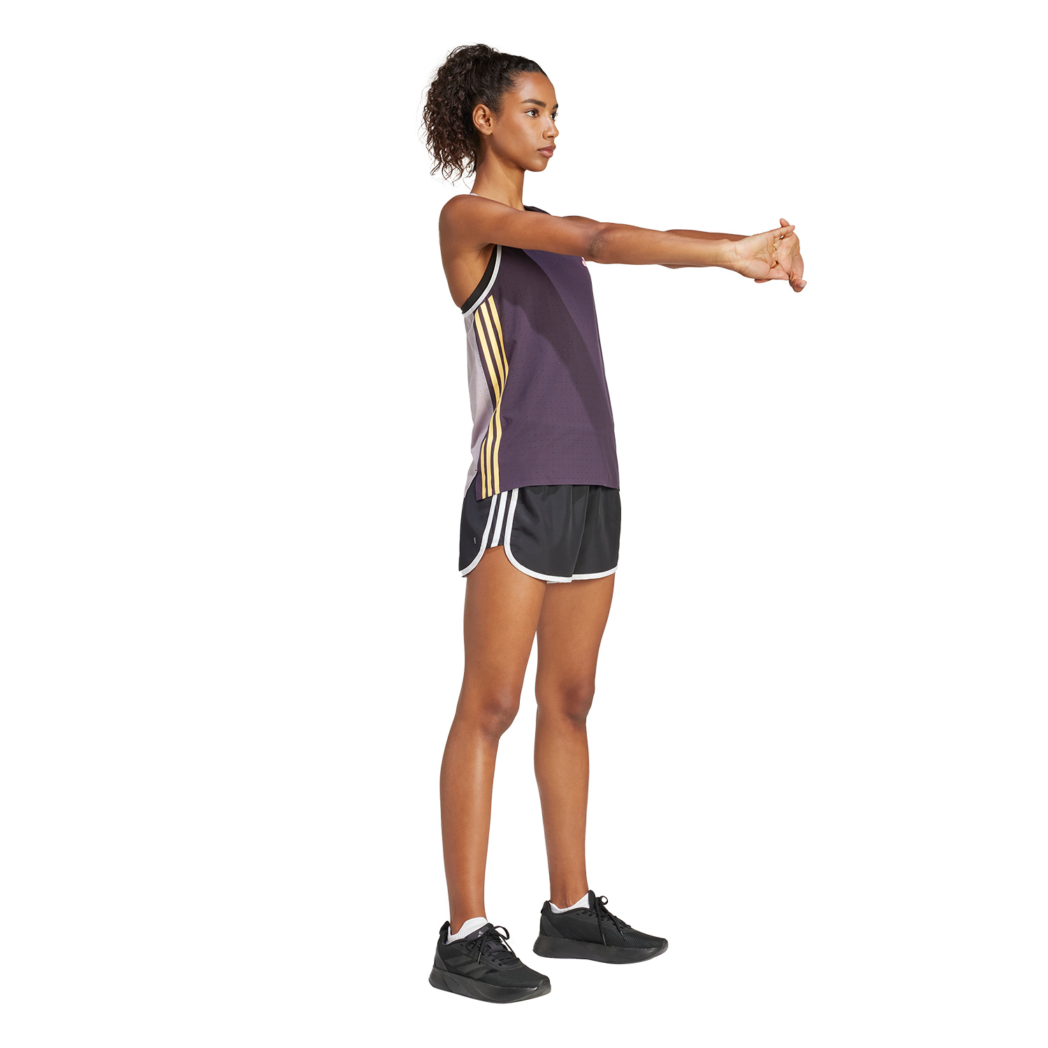 adidas Promo Canotta Aurora Black/Preloved Fig