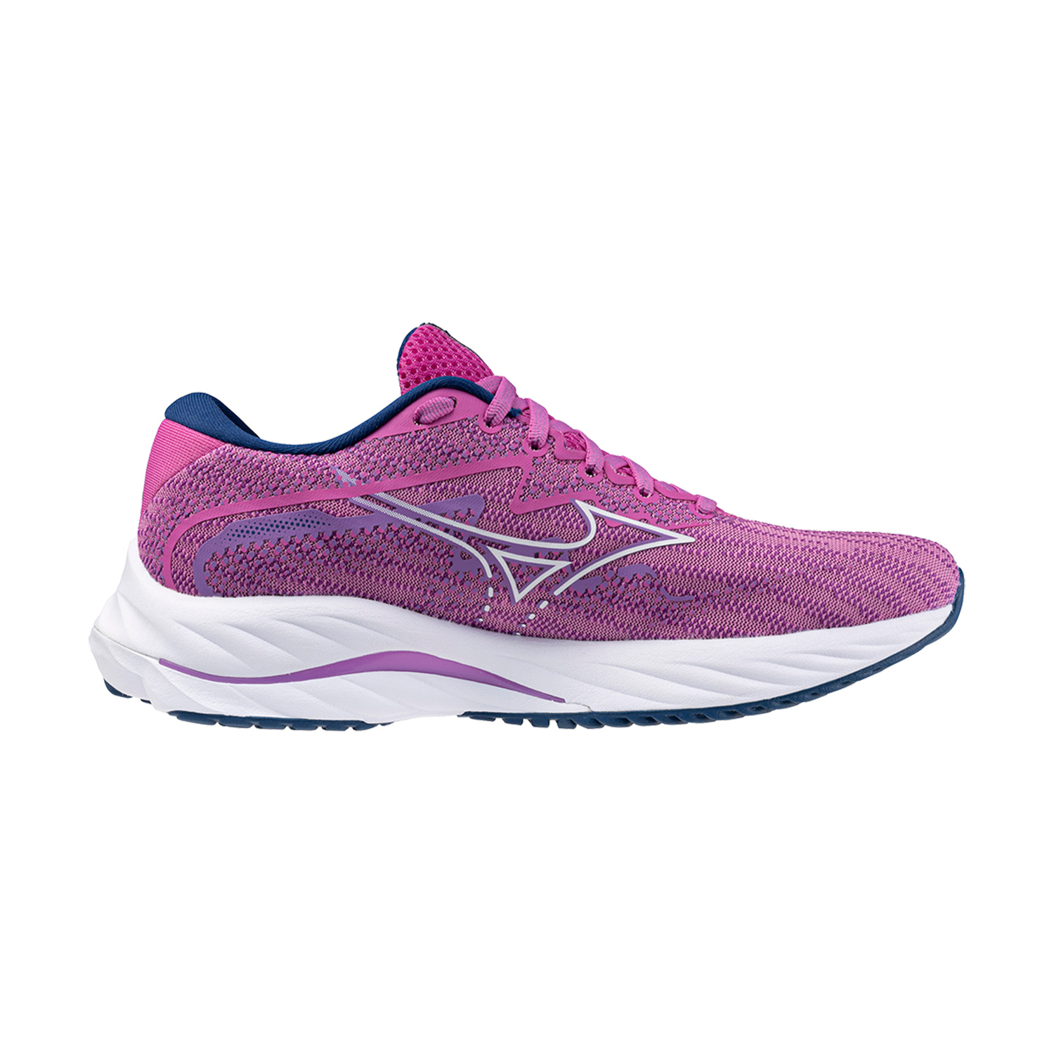 Mizuno Wave Rider 27 Rosebud/White/Navy Peon