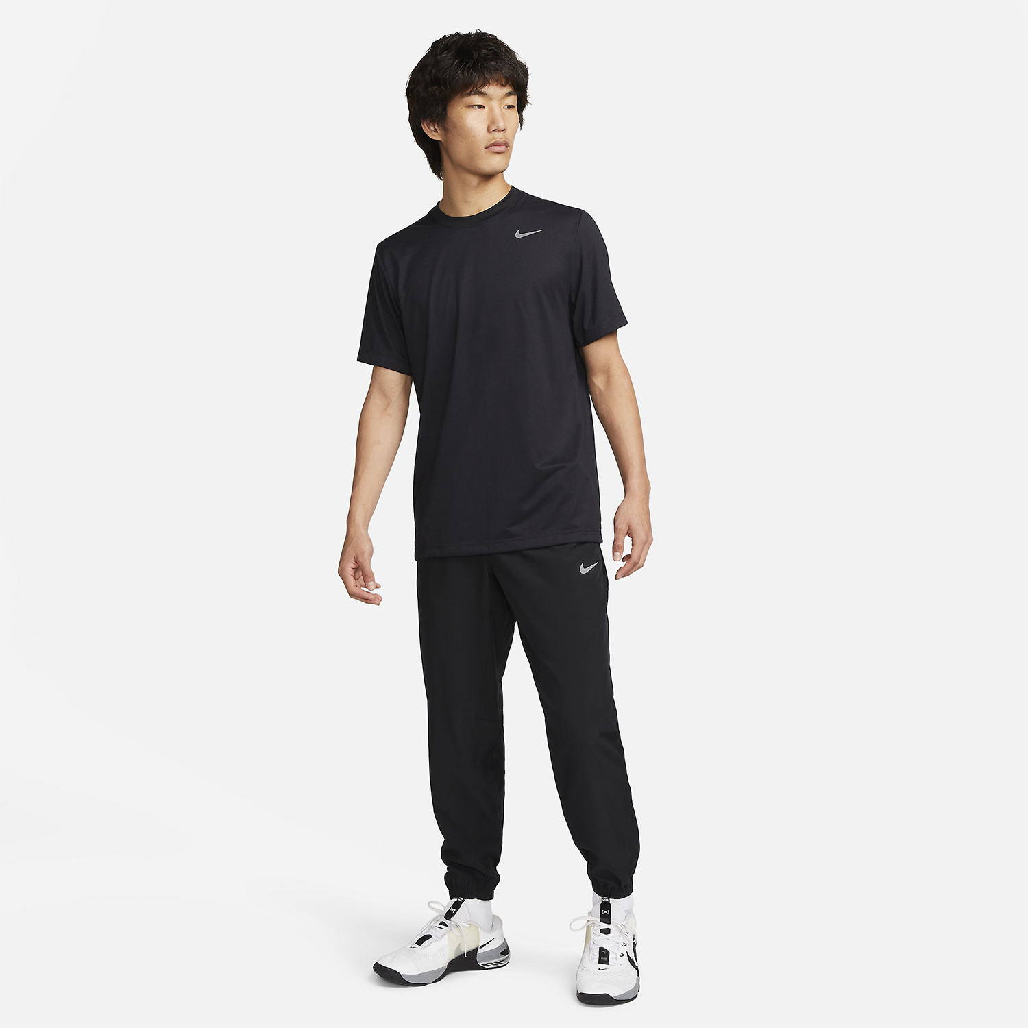 Nike Dri-FIT Form Pantaloni Black/Reflective Silver