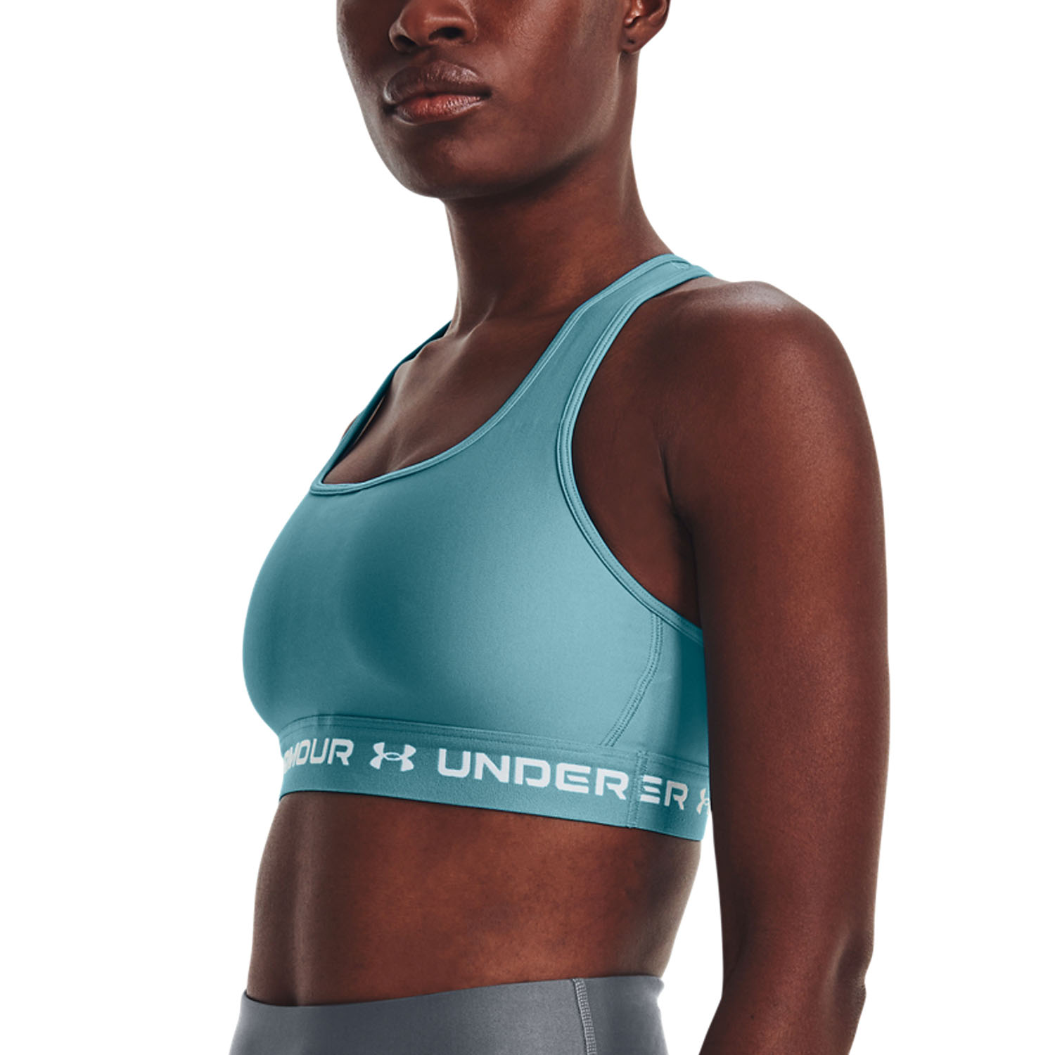Under Armour Crossback Mid Reggiseno Sportivo Glacier Blue