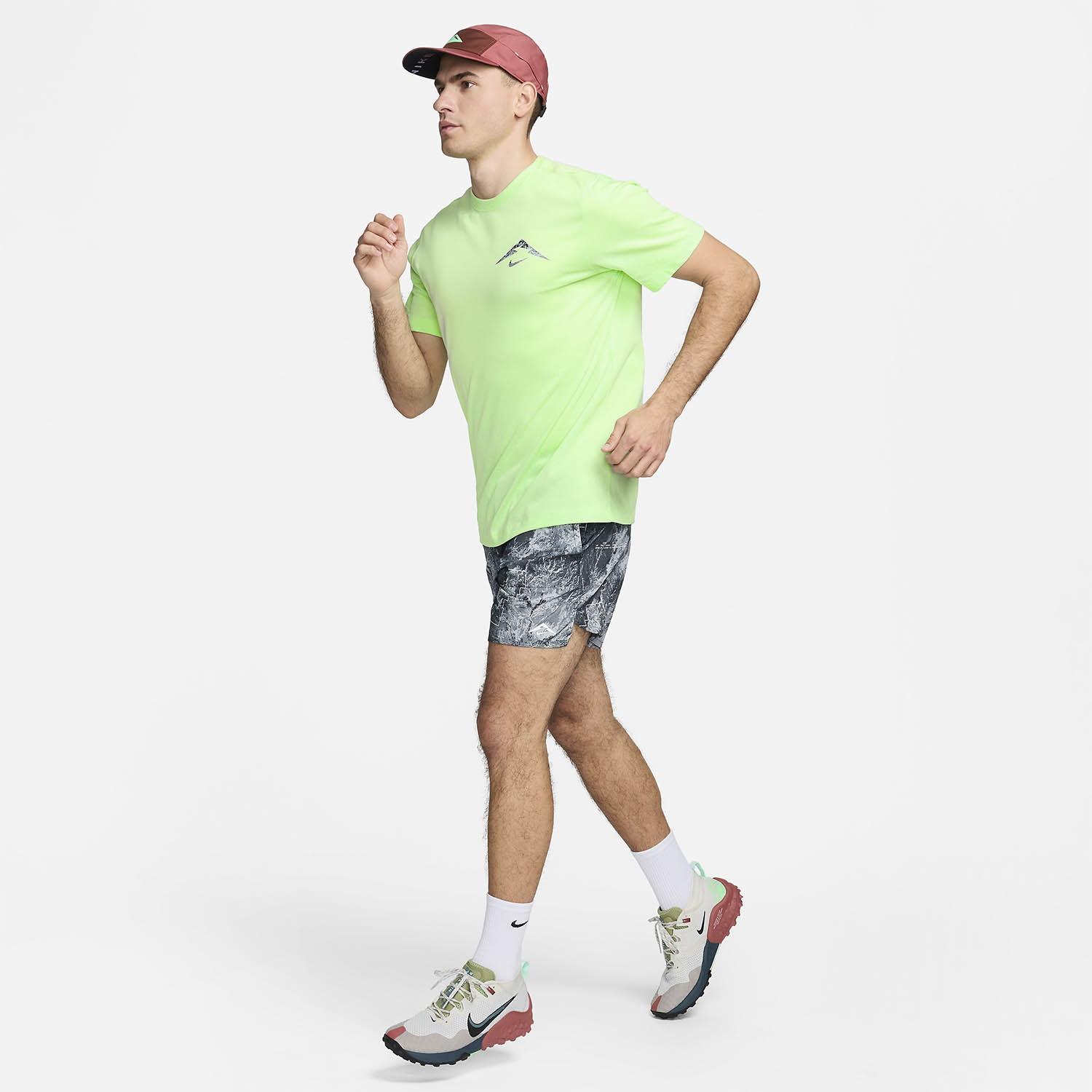 Nike Dri-FIT Trail Logo Maglietta Vapor Green