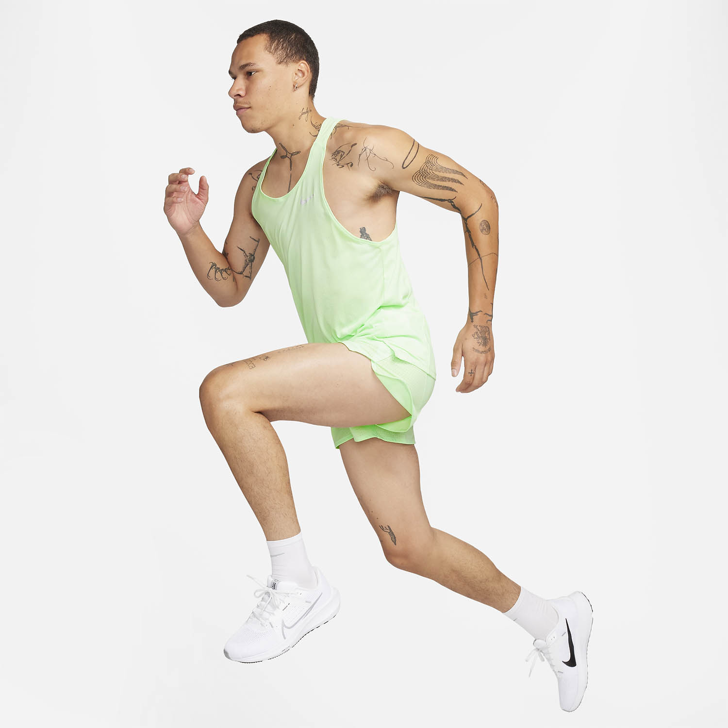 Nike Dri-FIT Fast Canotta Vapor Green/Reflective Silver