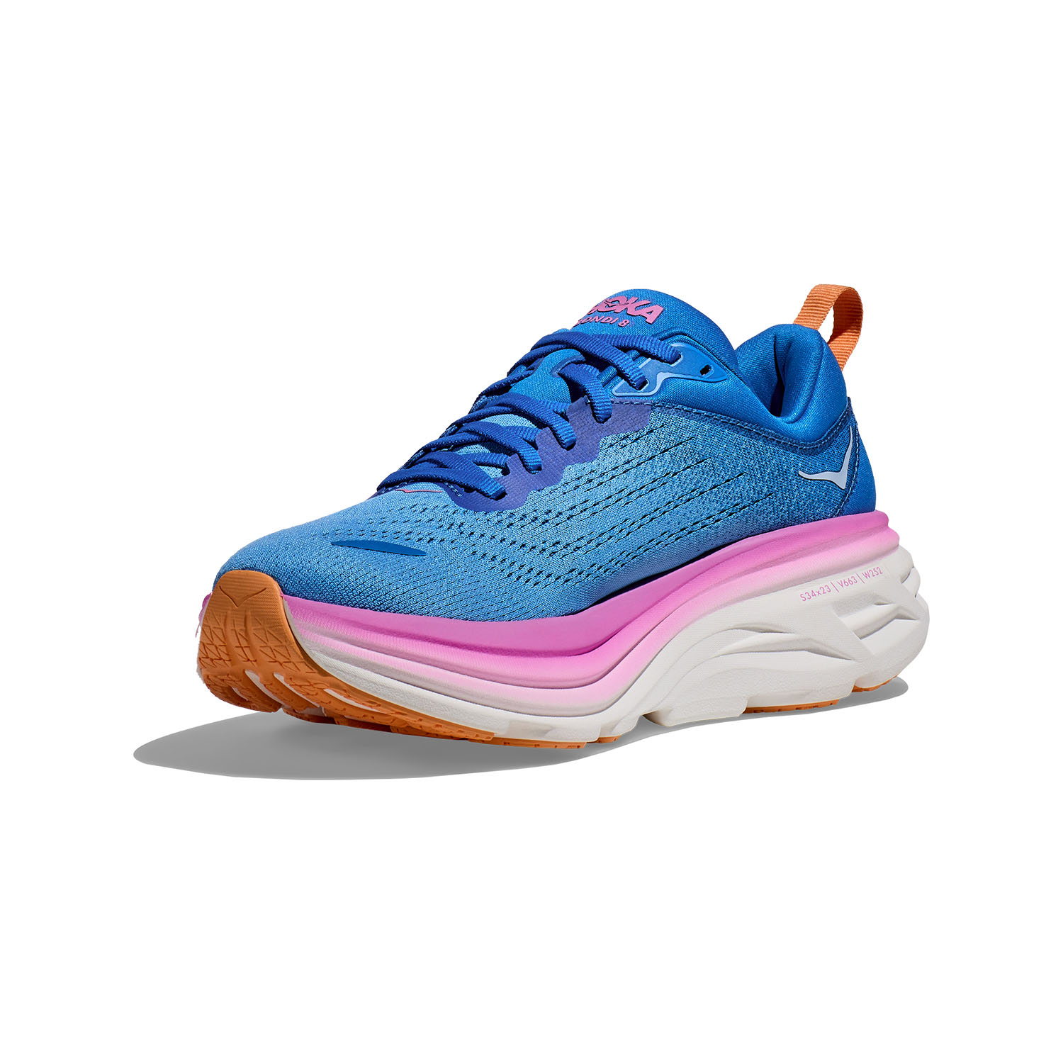 Hoka Bondi 8 Wide Costal Sky/All Aboard