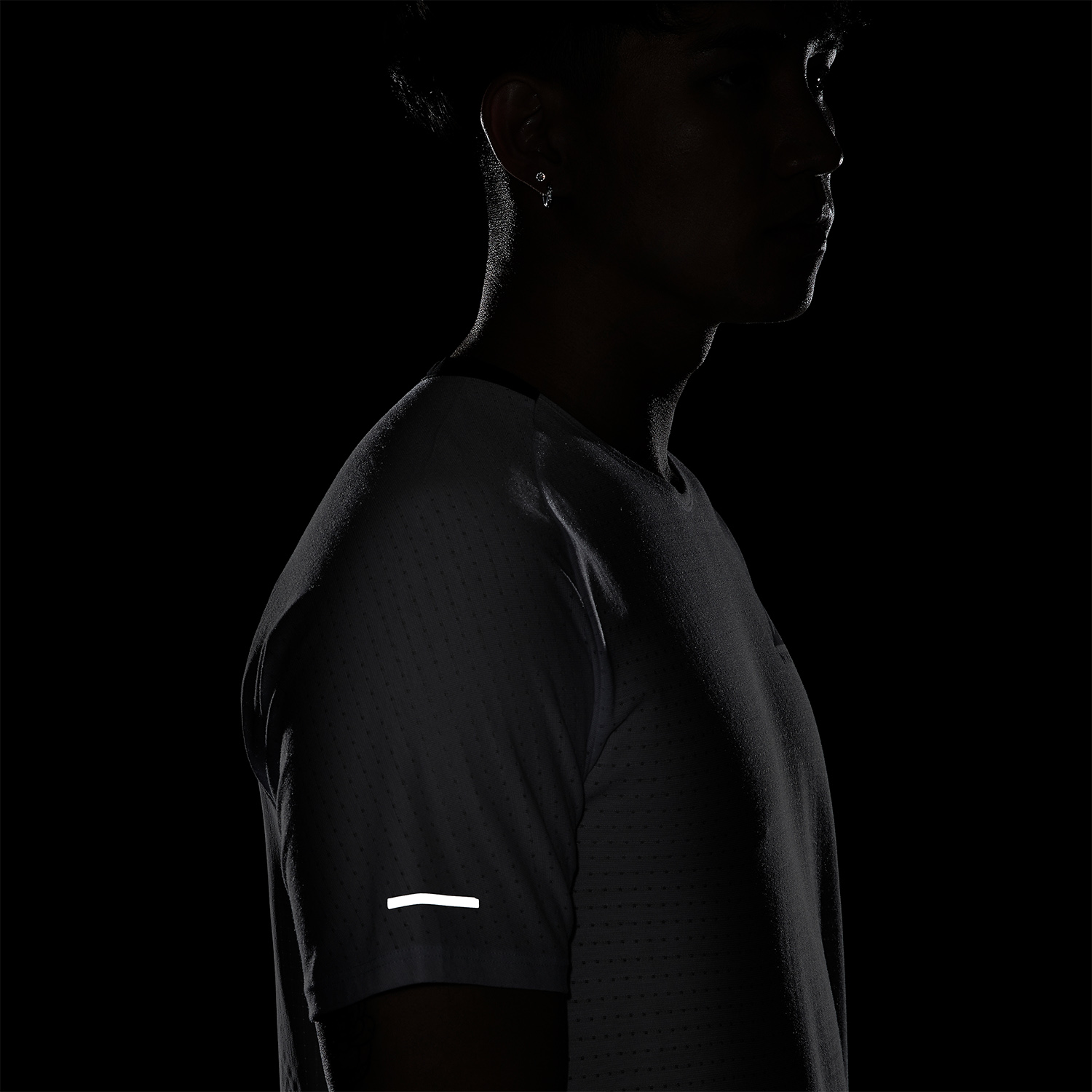 Nike Dri-FIT Solar Chase Maglietta Football Grey/Black