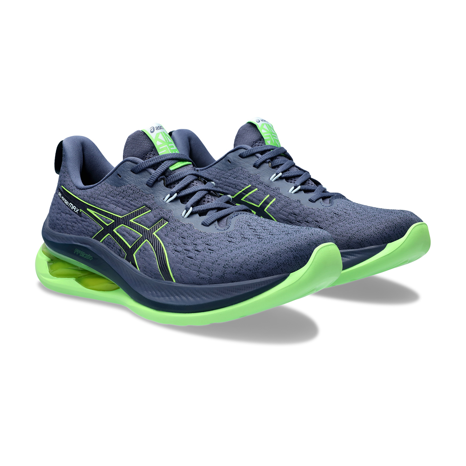 Asics Kinsei Max Thunder Blue/Electric Lime