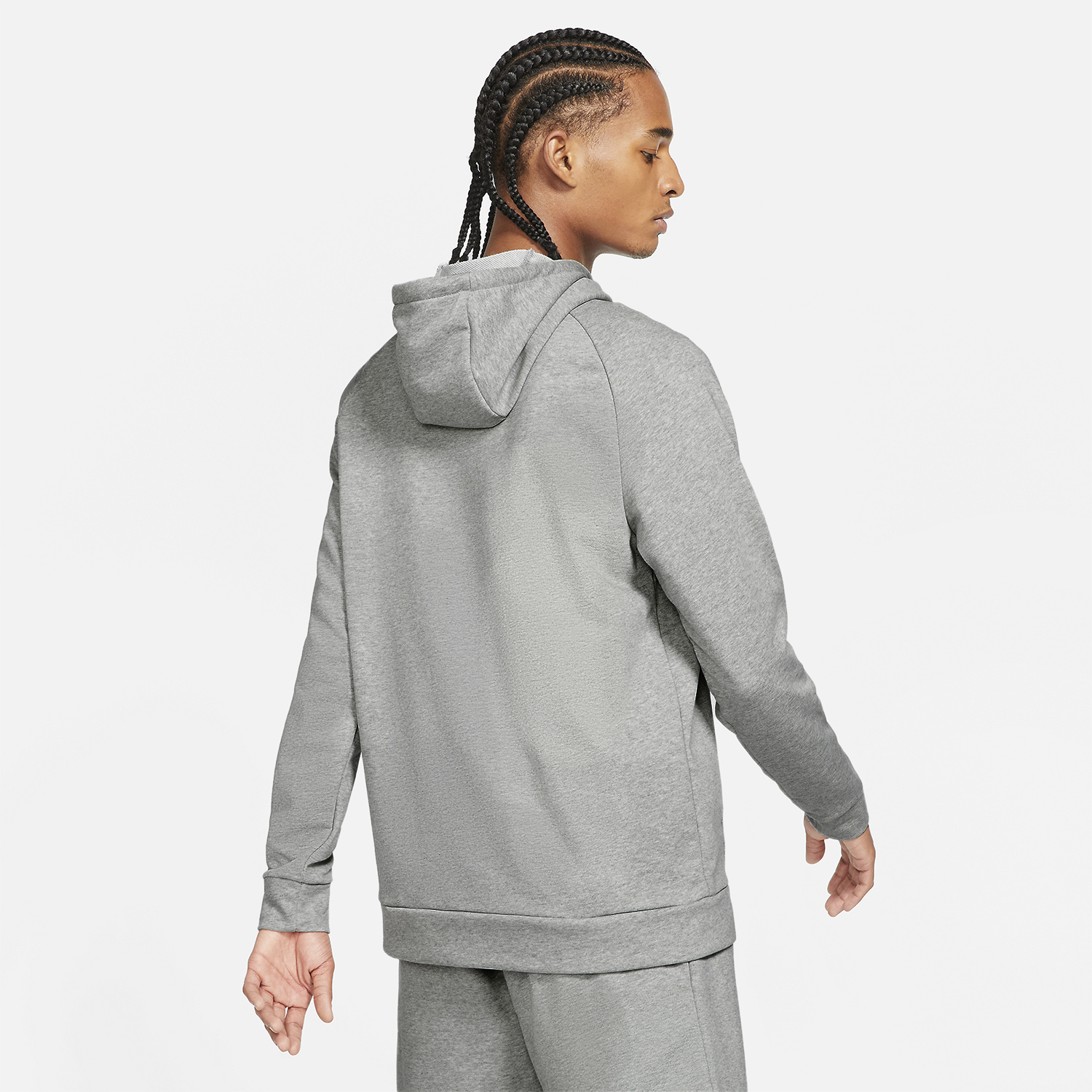 Nike Dri-FIT Swoosh Felpa Dark Grey Heather/Black