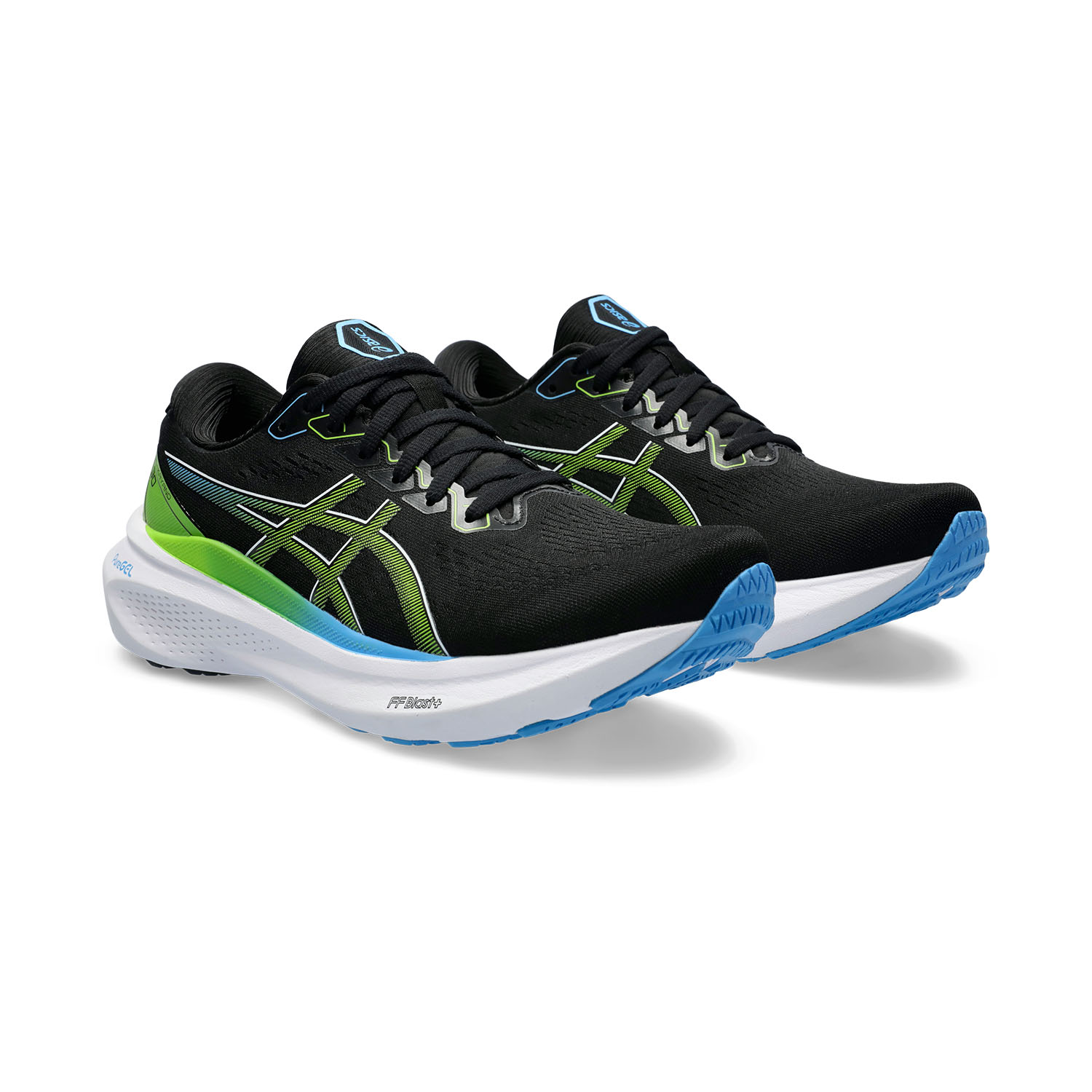 Asics Gel Kayano 30 Black/Electric Lime