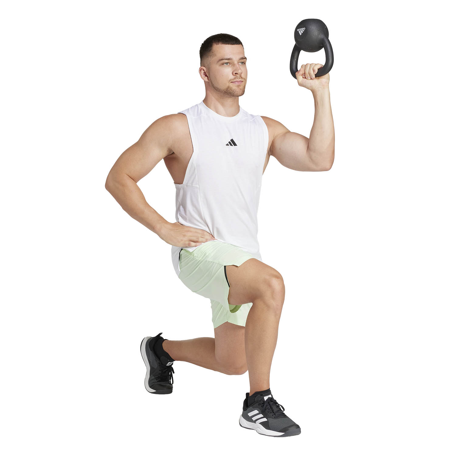 adidas D4T AEROREADY 5in Pantaloncini Semi Green Spark