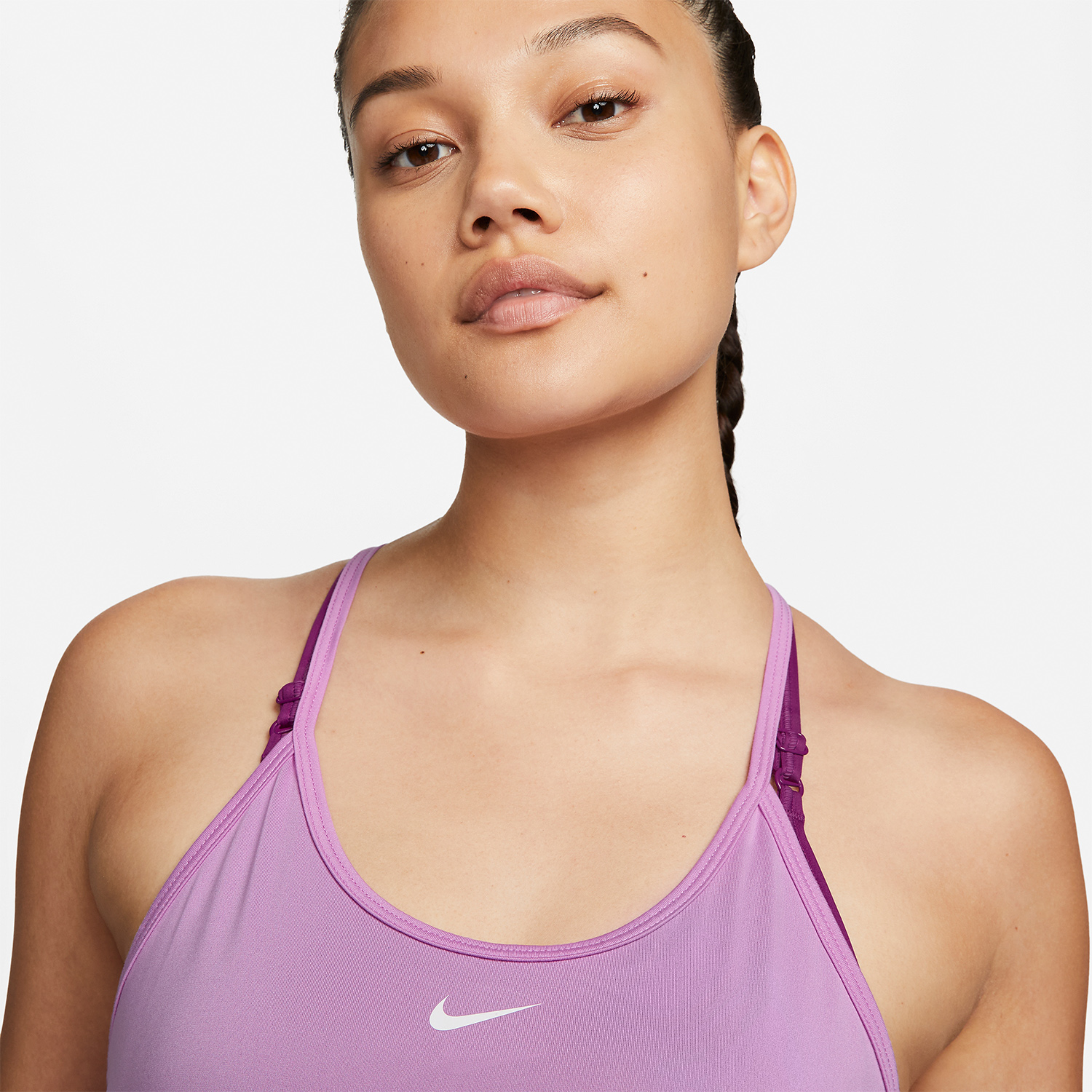 Nike Dri-FIT One Elastika Canotta Rush Fuchsia/White