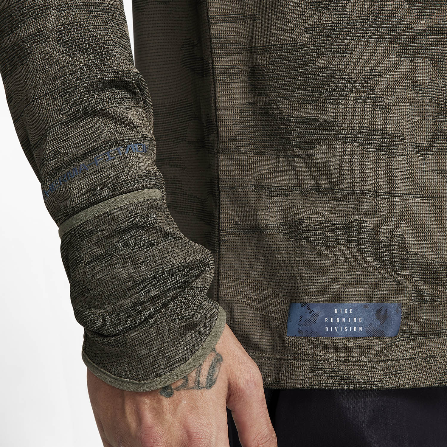 Nike Therma-FIT ADV Run Division Maglia Medium Olive