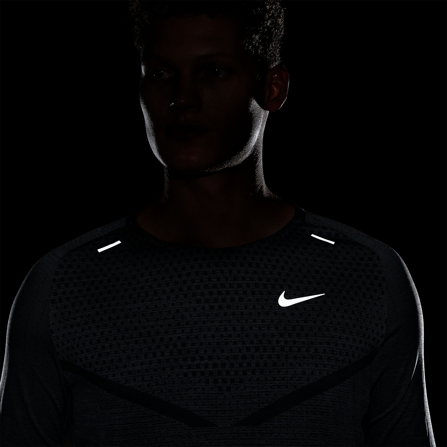 Nike TechKnit Ultra Logo Maglia Black/Smoke Grey/Reflective Silver