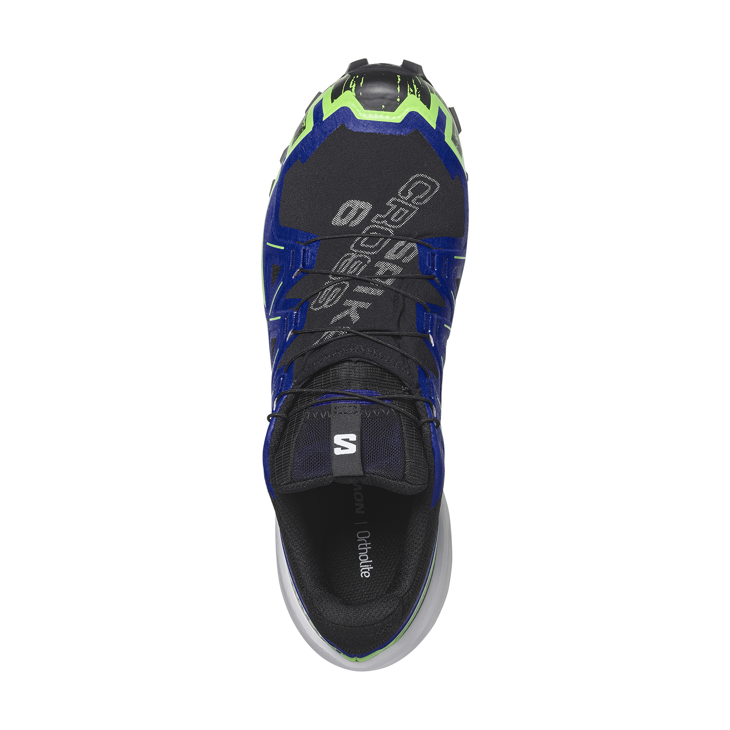 Salomon Spikecross 6 GTX Black/Surf The Web/Green Gecko