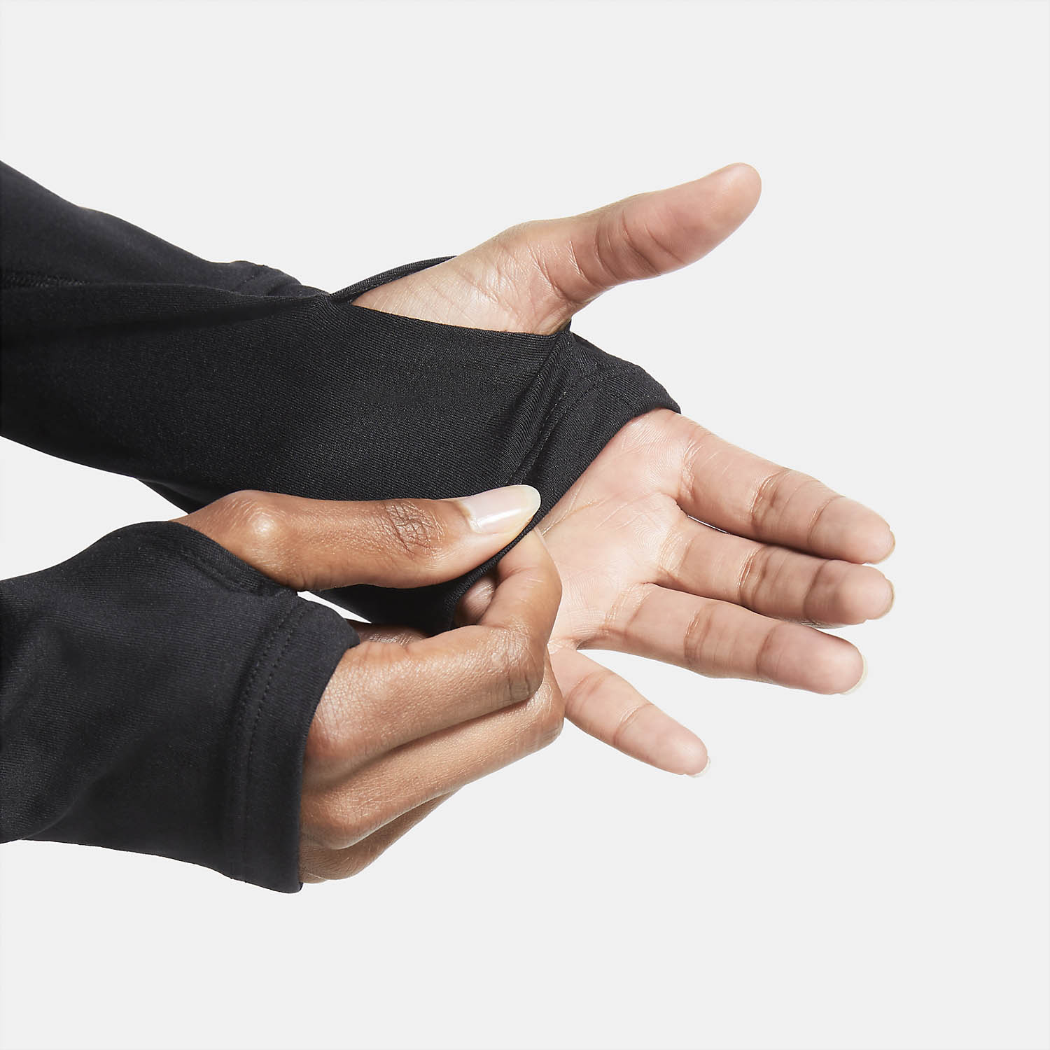 Nike Element Crew Maglia Black/Reflective Silver