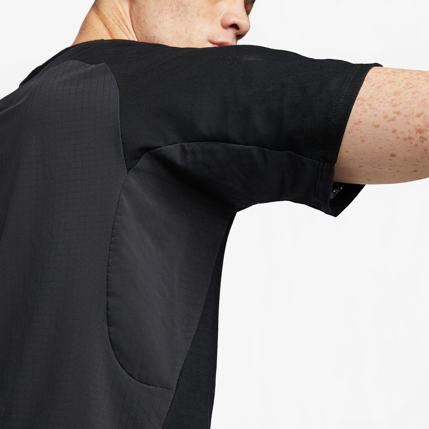 Nike Dri-FIT Solar Chase Maglietta Black/White