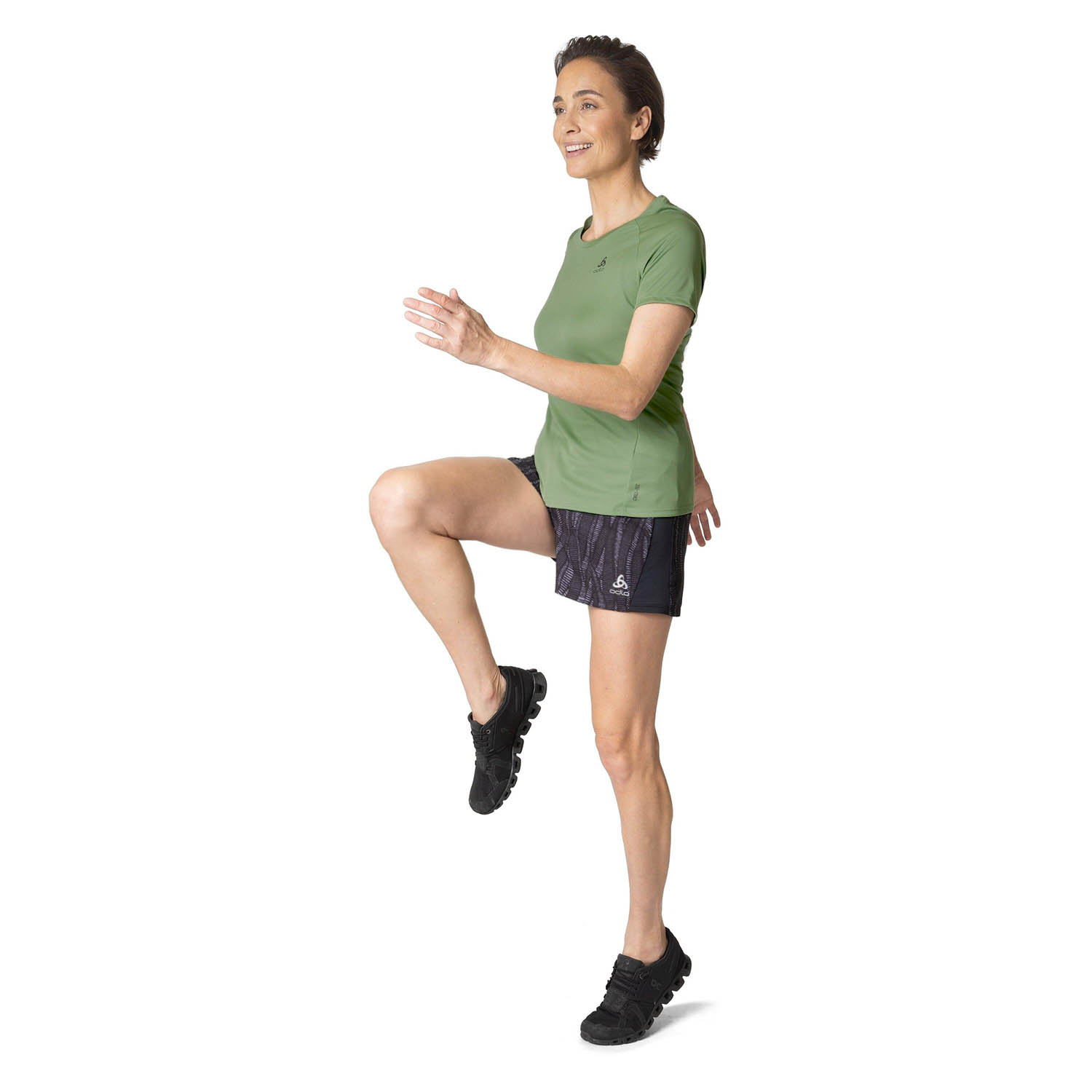 Odlo Crew Essential Chill-Tec Maglietta Loden Frost