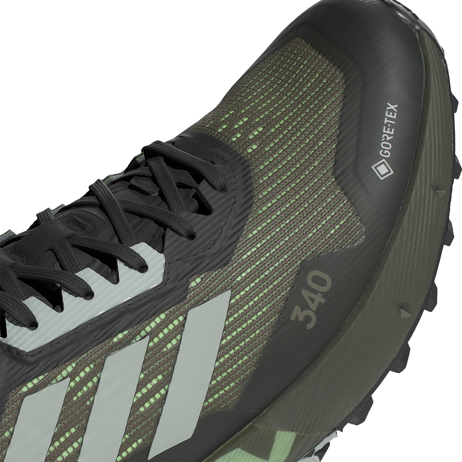 adidas Terrex Agravic Flow 2 GTX Olive Strata/Wonder Silver/Green Spark