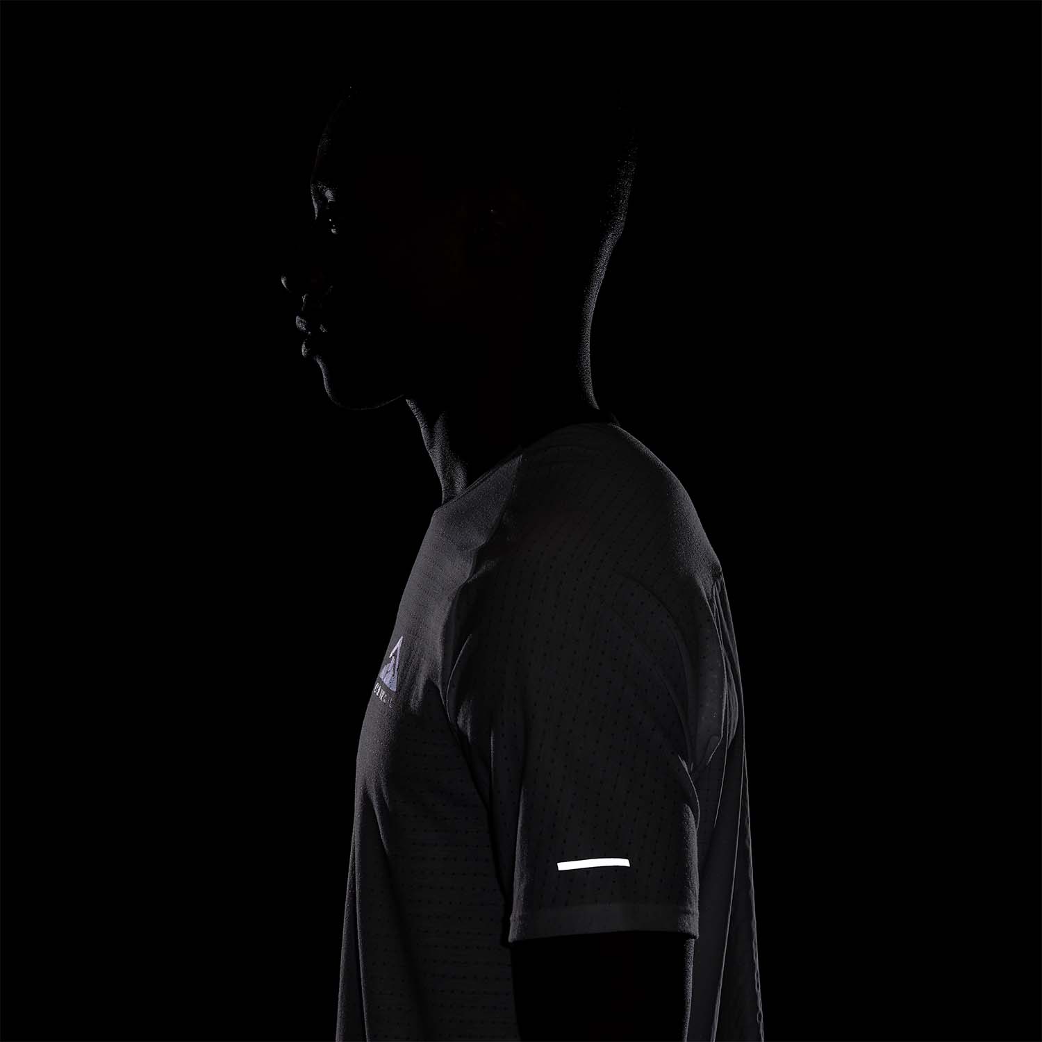 Nike Dri-FIT Solar Chase Maglietta Summit White/Black