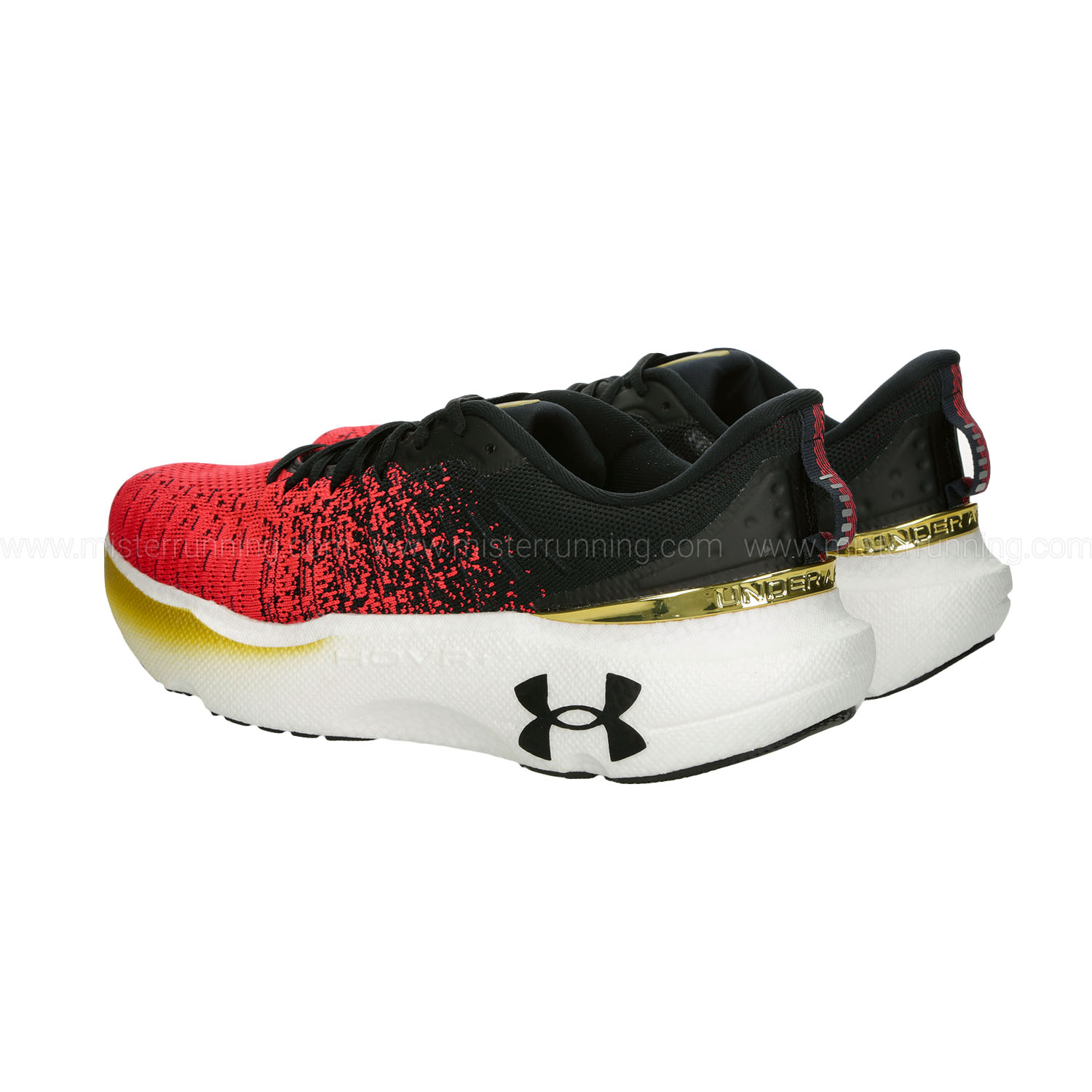 Under Armour Infinite Elite Black/Solar Red/Metallic Gold
