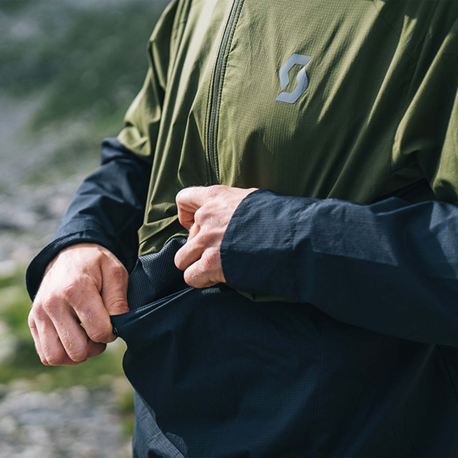 Scott Endurance Anorak Giacca Fir Green/Black