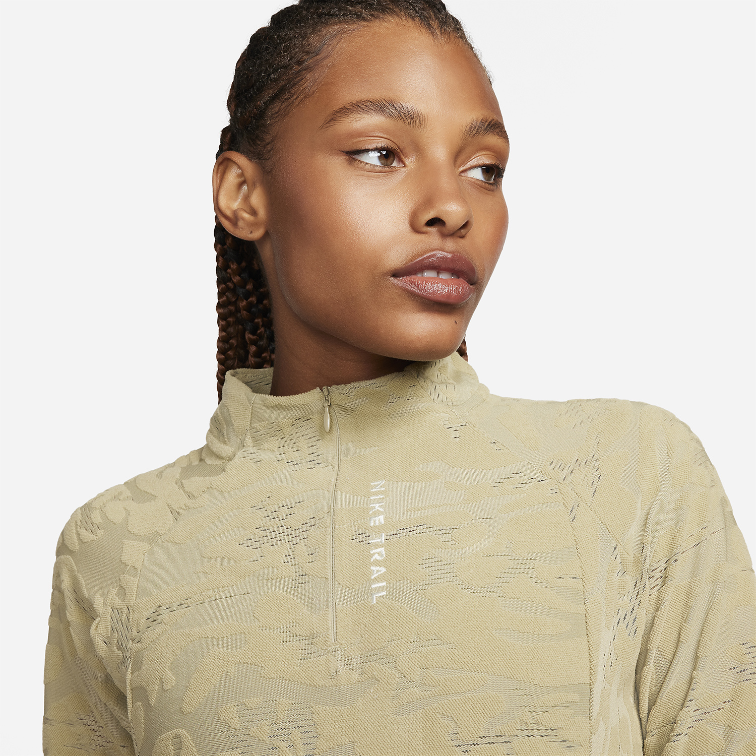 Nike Trail Pro Maglia Neutral Olive/Sea Glass