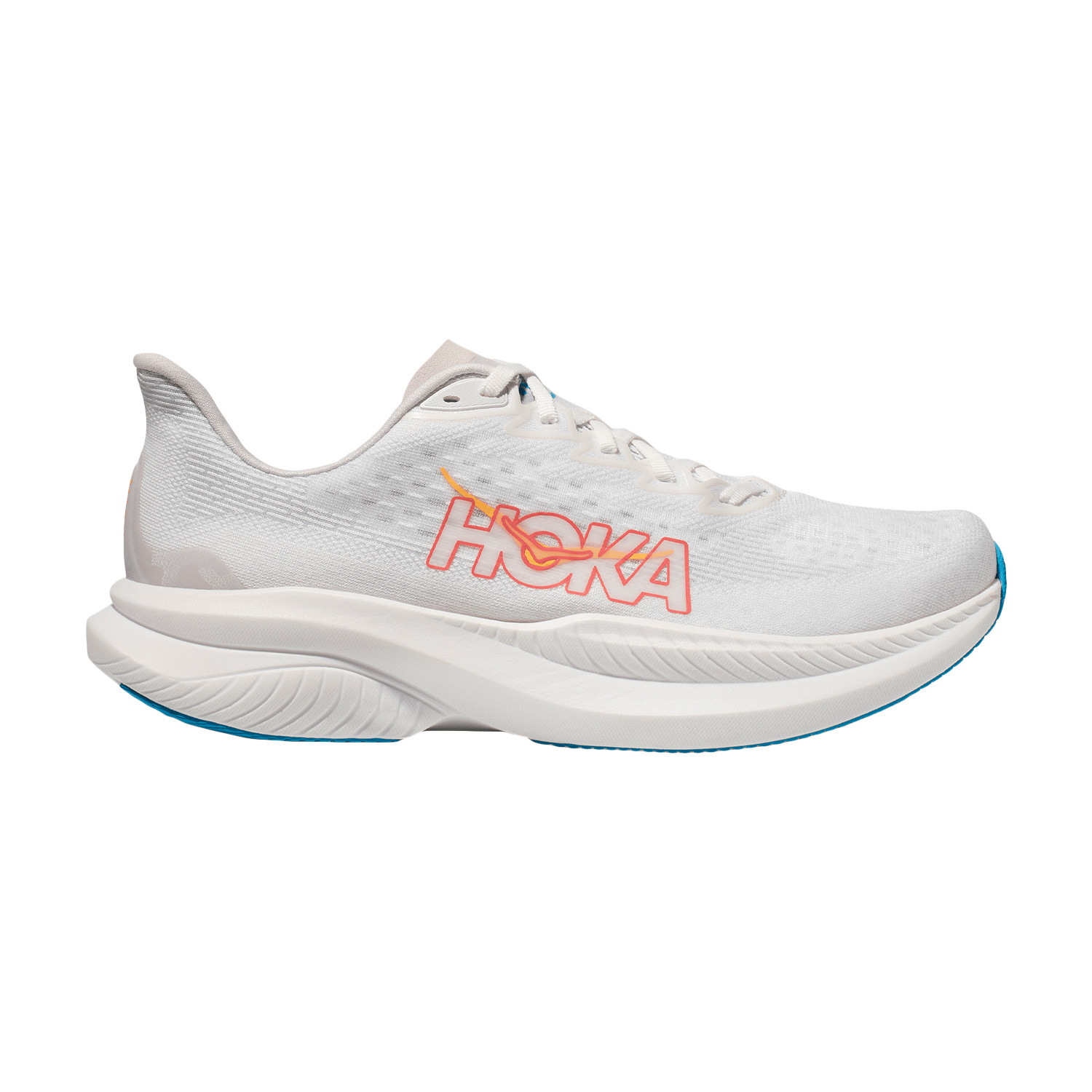 Hoka Mach 6 White/Nimbus Cloud