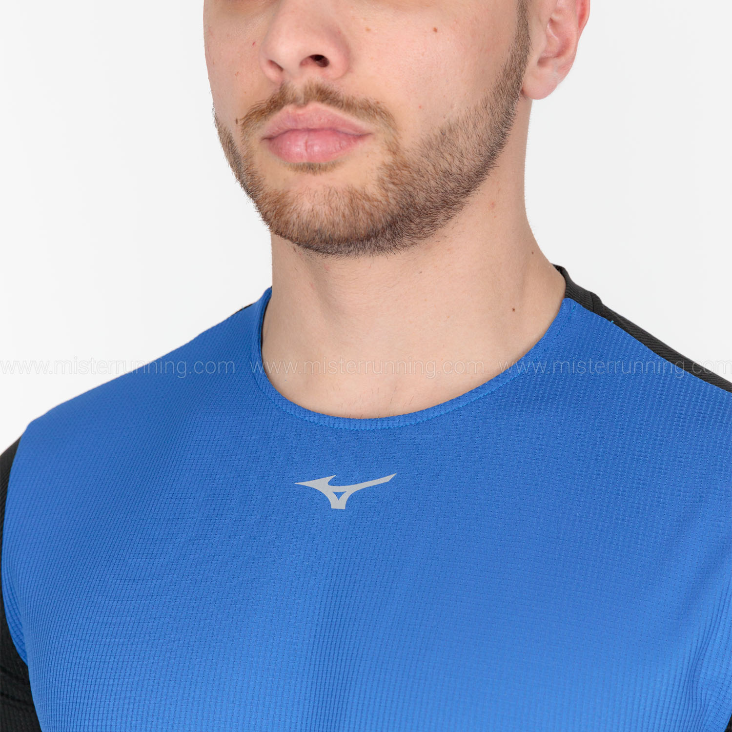 Mizuno Dryaeroflow Maglietta Turkish Sea/Black