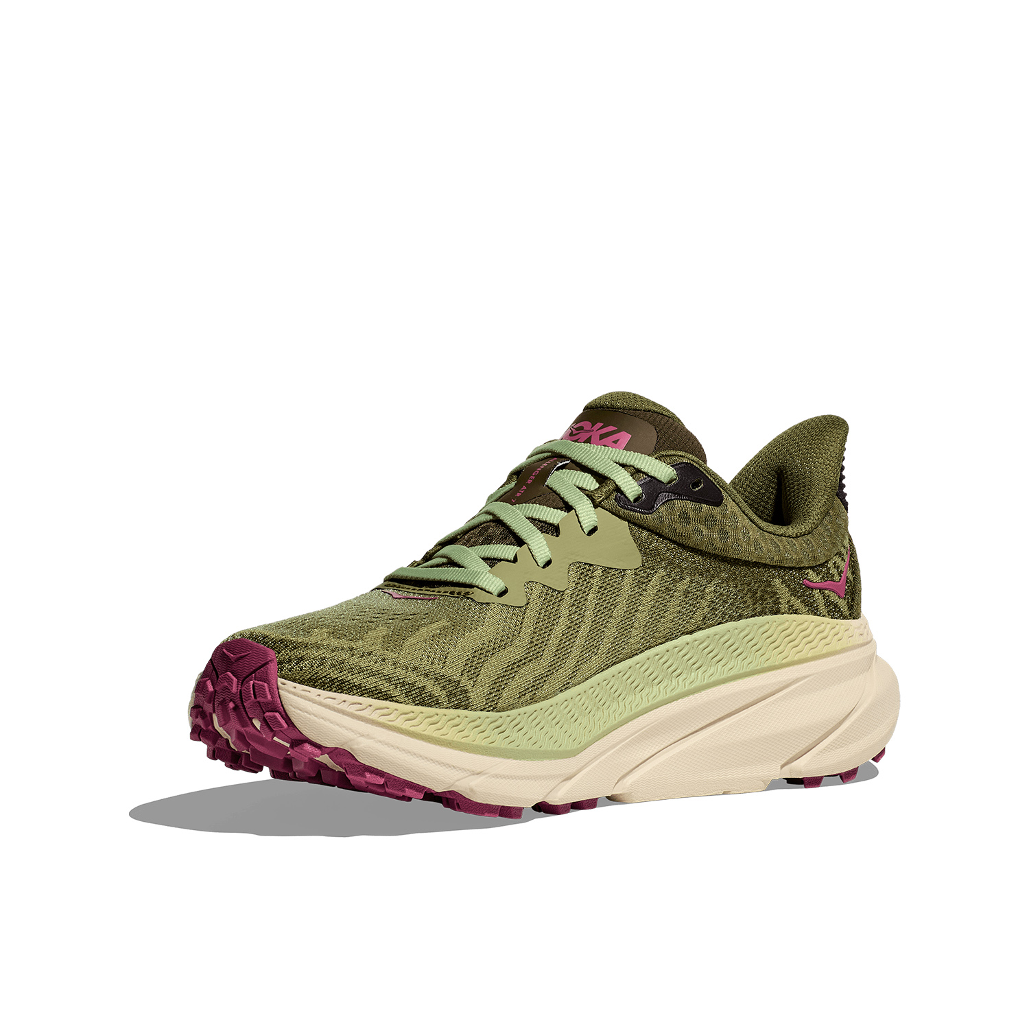 Hoka Challenger 7 Forest Floor/Beet Root