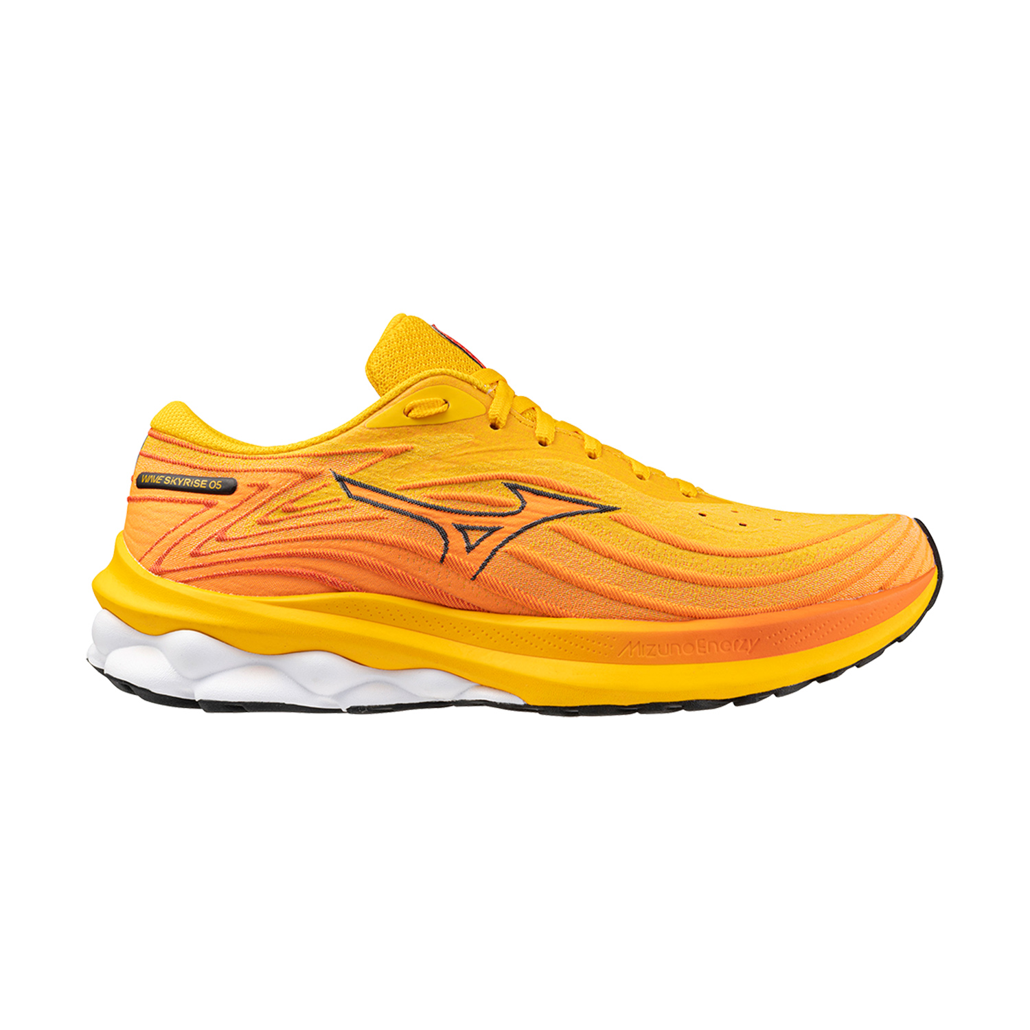 Mizuno Wave Skyrise 5 Citrus/Black/Cayenne