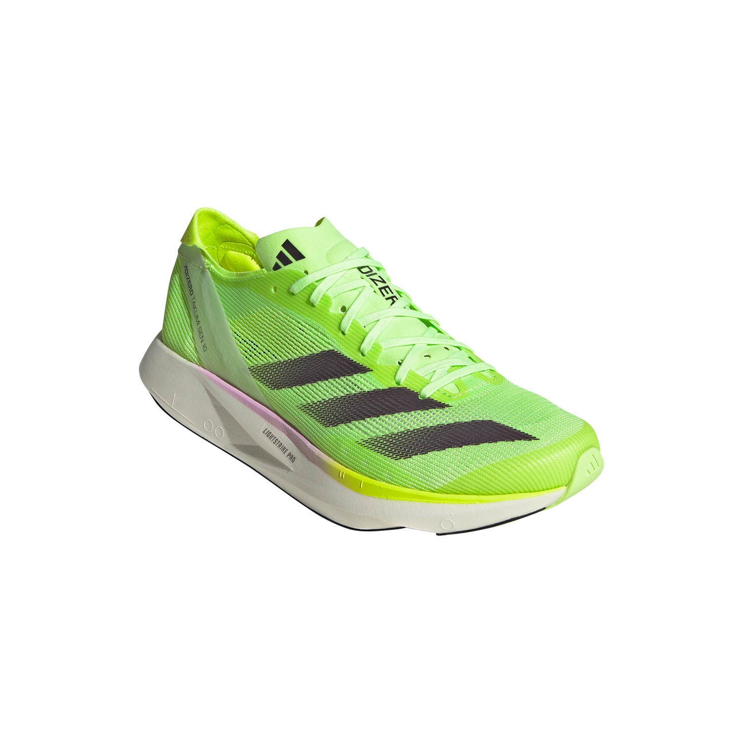 adidas Adizero Takumi Sen 10 Green Spark/Aurora Met/Lucid Lemon
