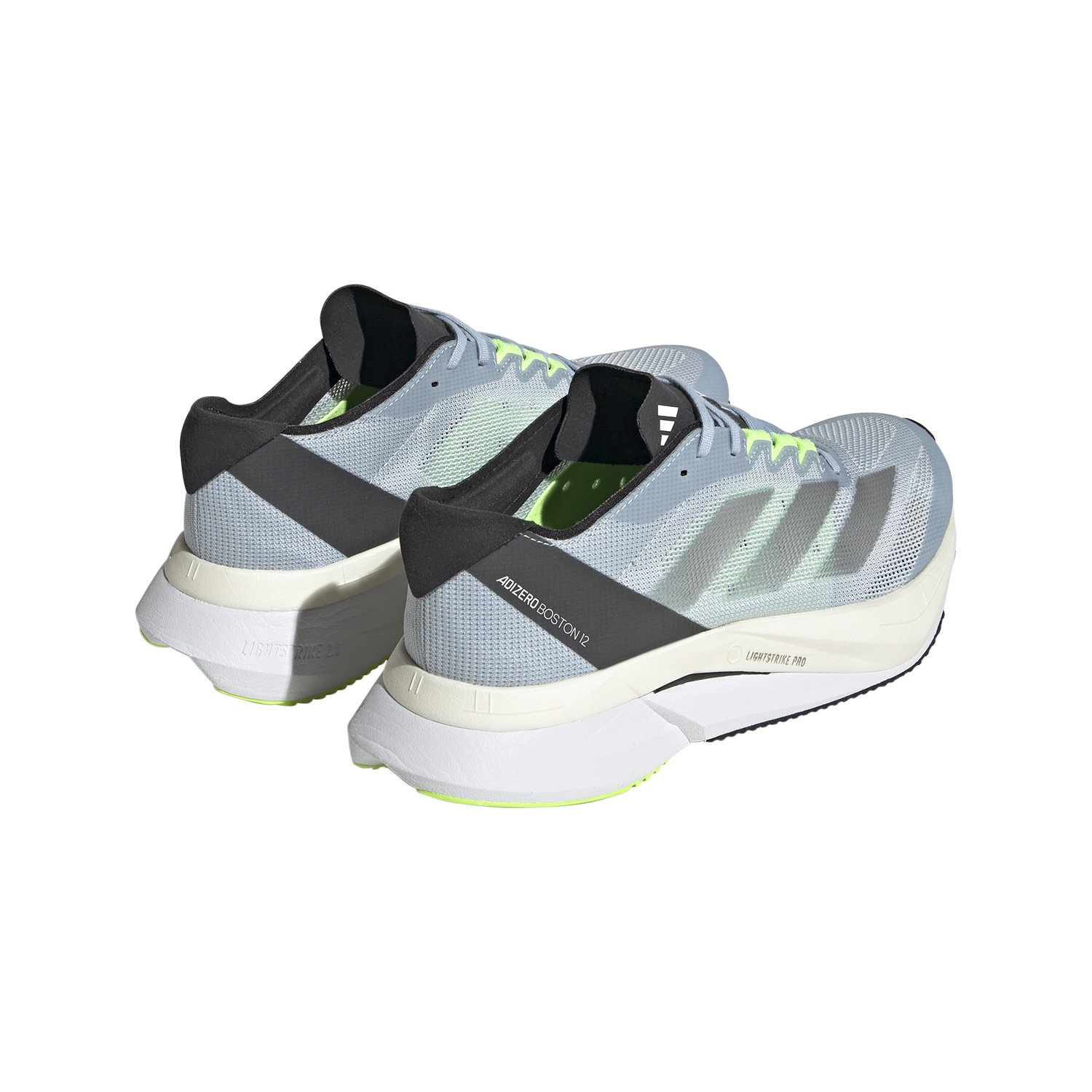 adidas adizero Boston 12 Wonder Blu/Silver Metallic/Lucid Lemon