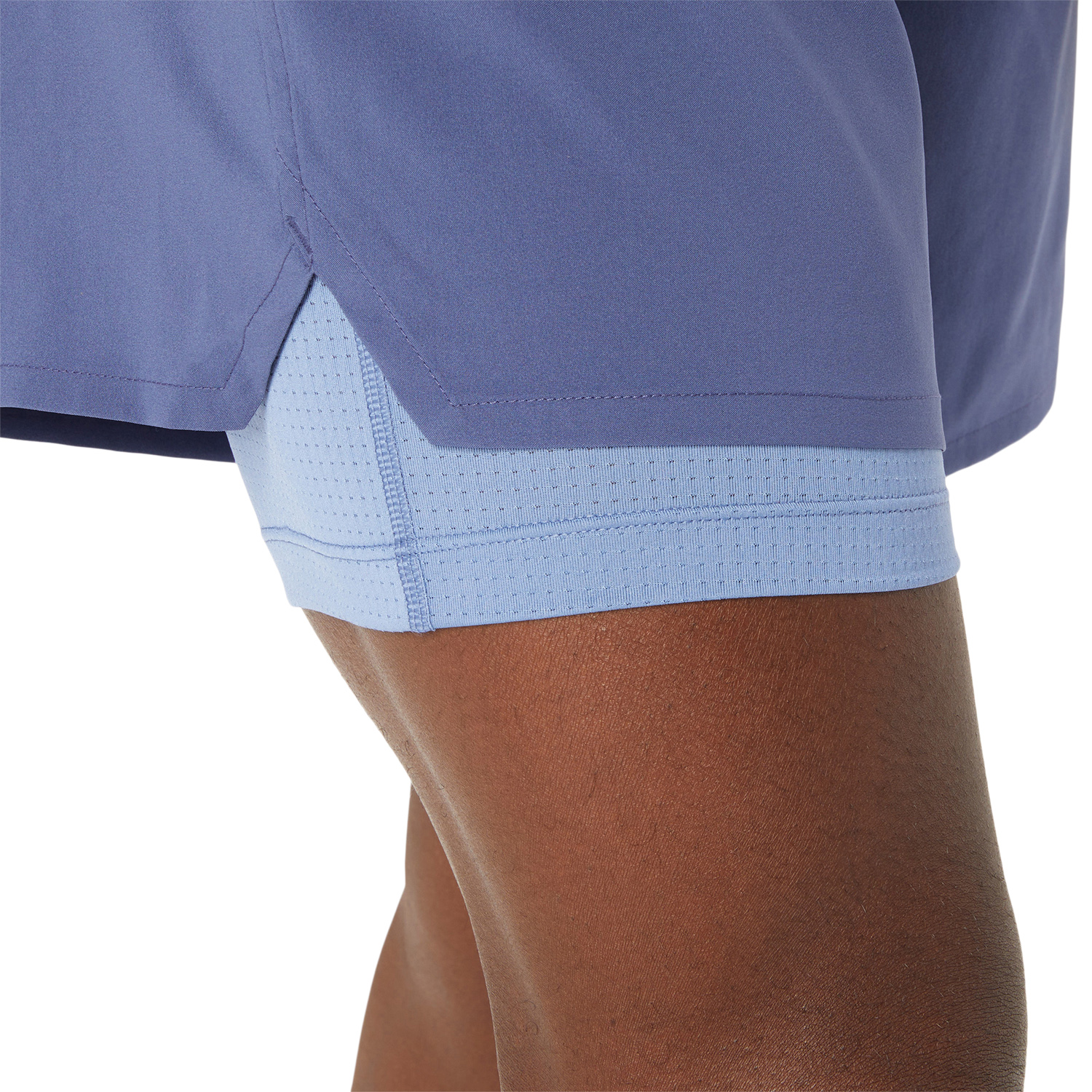 Asics Road 2 in 1 7in Pantaloncini Thunder Blue/Denim Blue