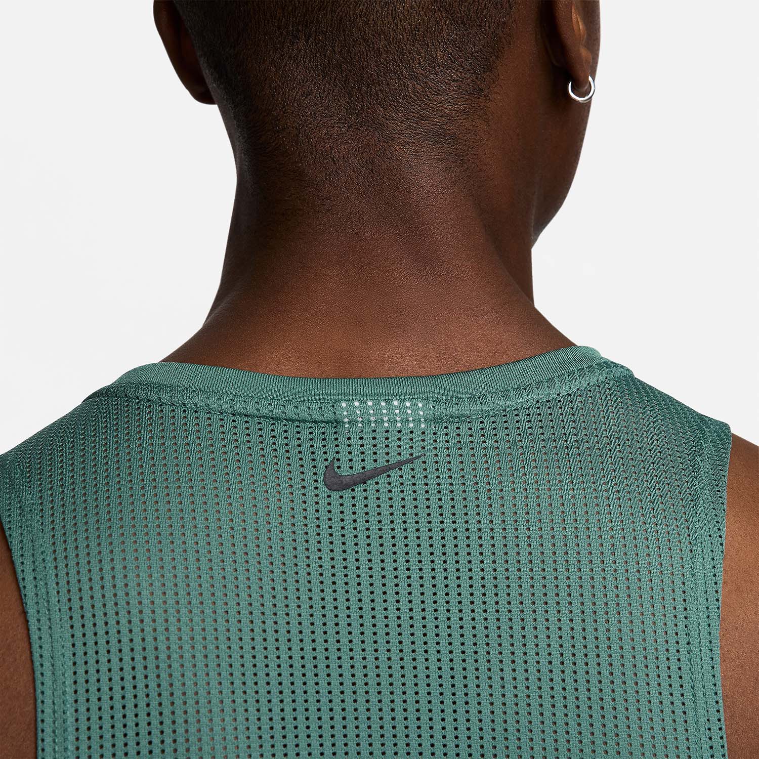 Nike Dri-FIT Rise 365 Canotta Bicoastal/Barely Green/Black