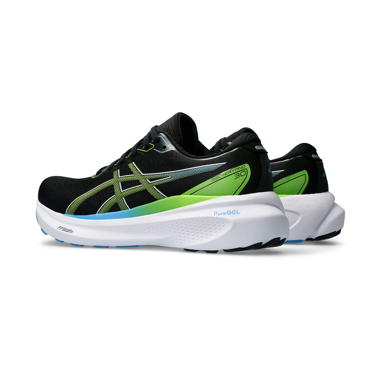 Asics Gel Kayano 30 Black/Electric Lime