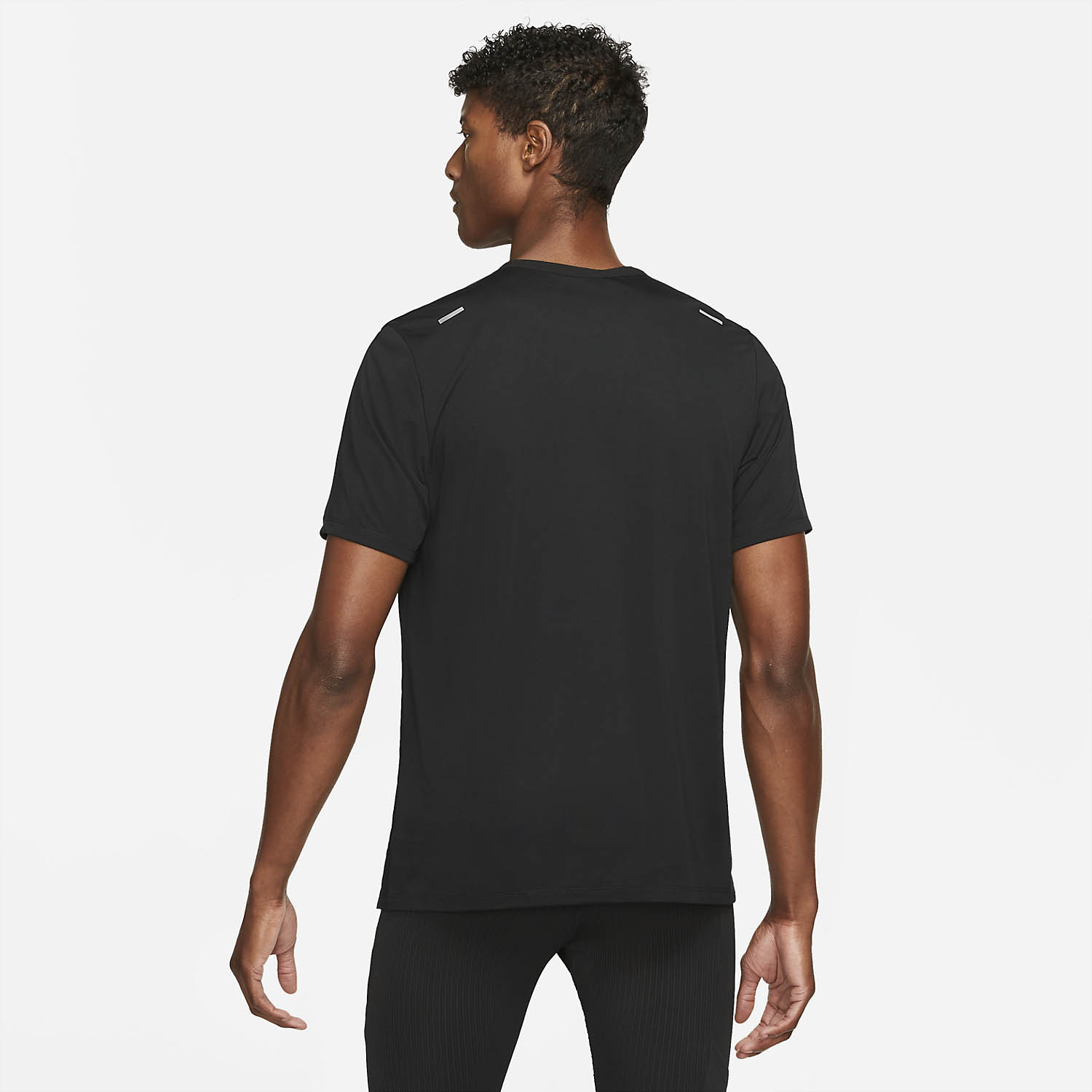 Nike Dri-FIT Rise 365 Maglietta Black/Reflective Silver