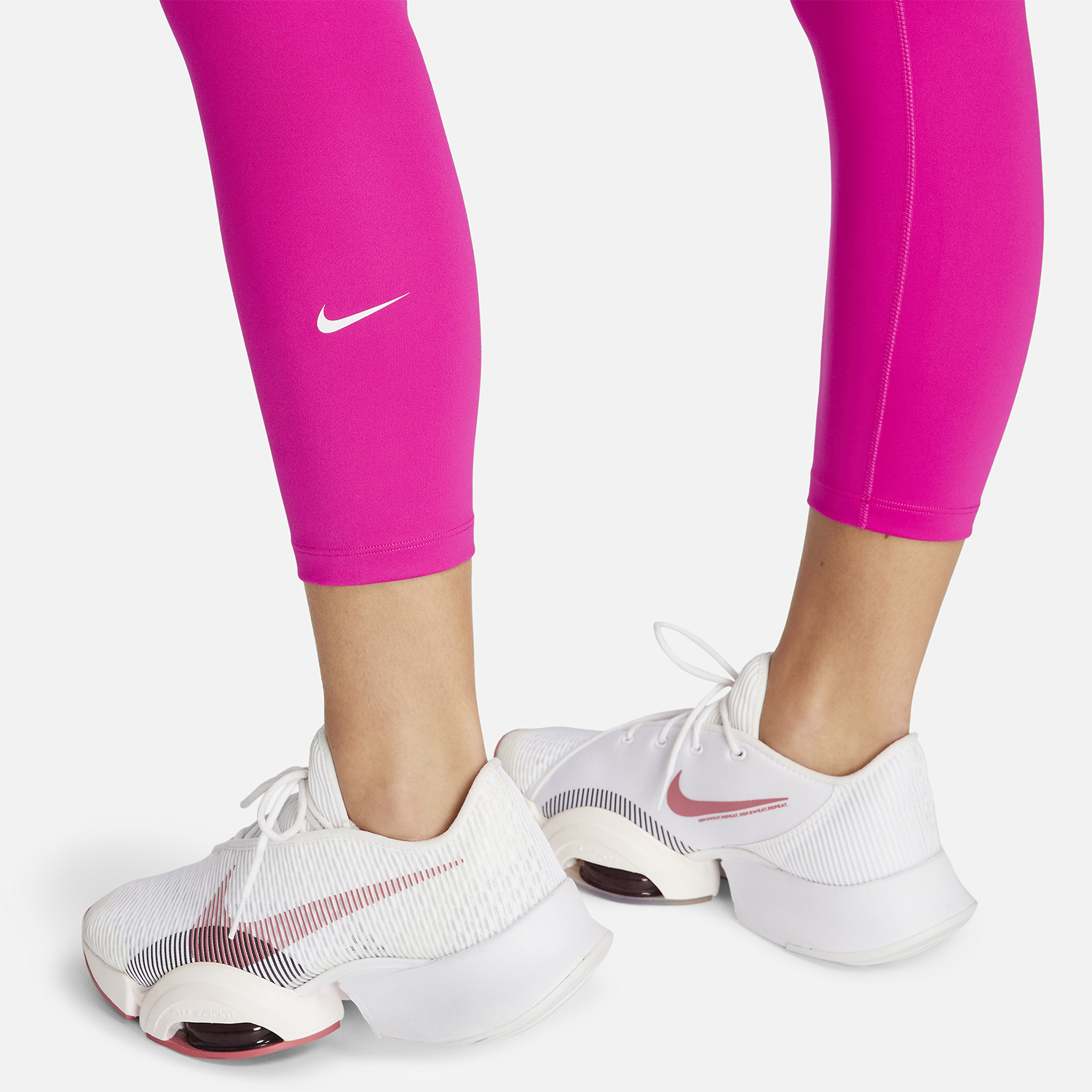 Nike One 7/8 Tights Fireberry/White