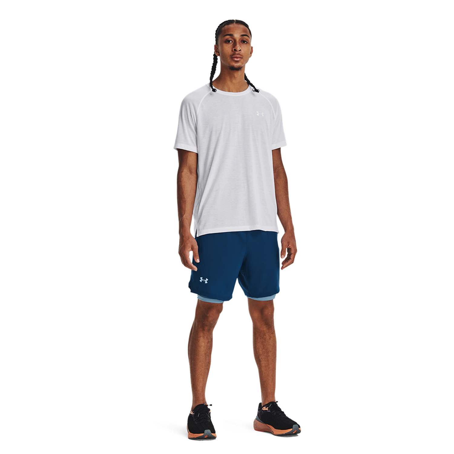 Under Armour Launch 2 in 1 7in Pantaloncini Varsity Blue