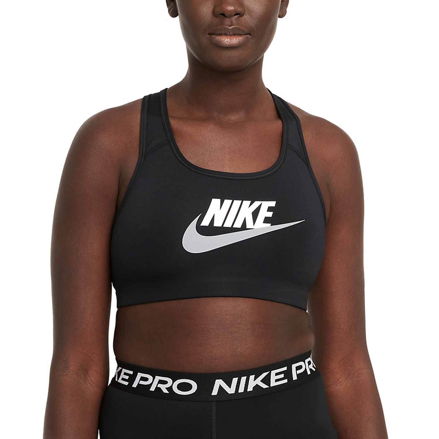 Nike Futura Reggiseno Sportivo Black/White/Particle Grey