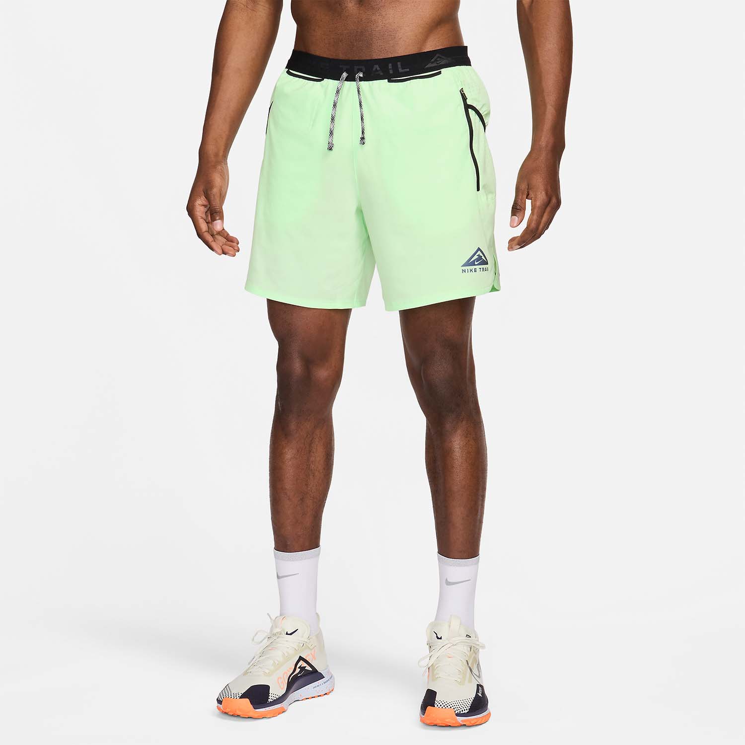 Nike Dri-FIT Second Sunrise 7in Pantaloncini Vapor Green/Black