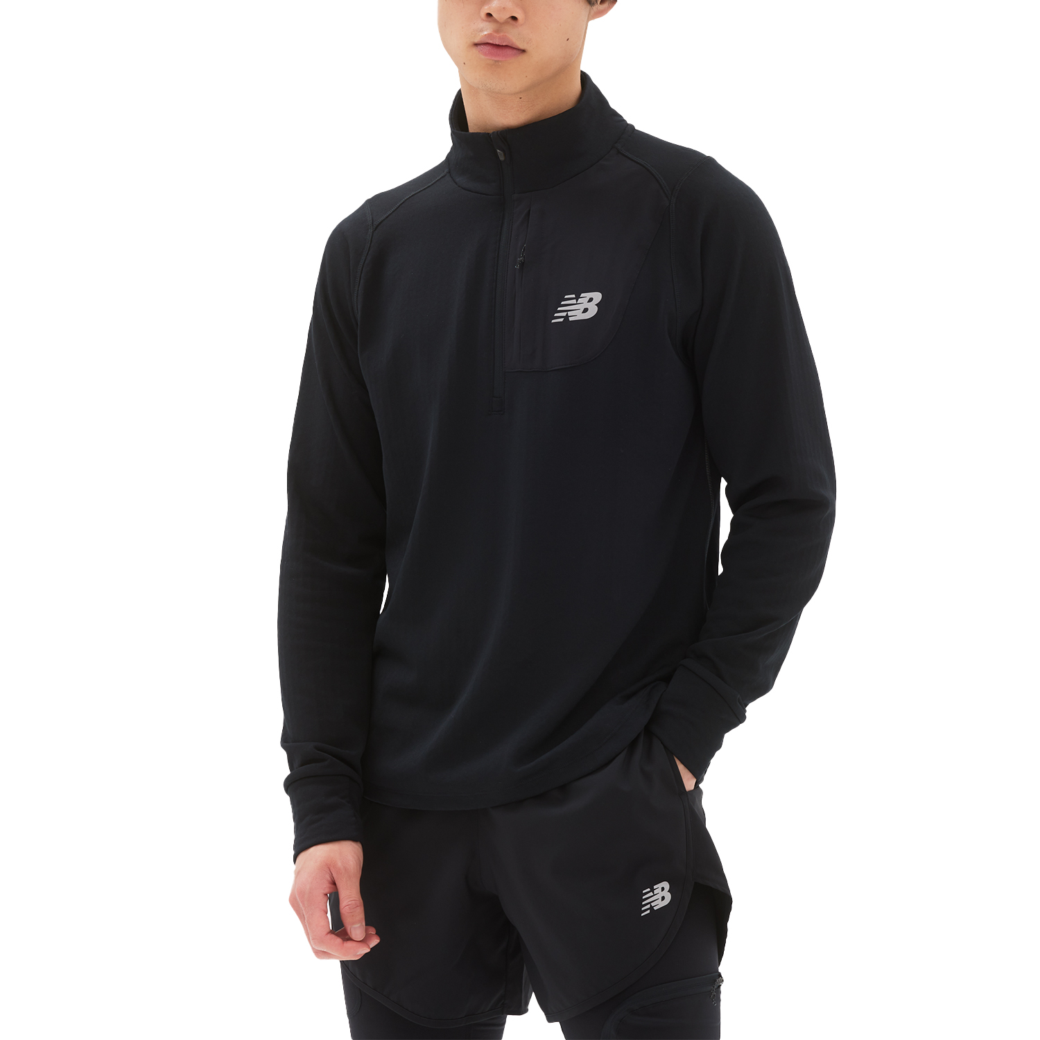 New Balance Heat Maglia Black